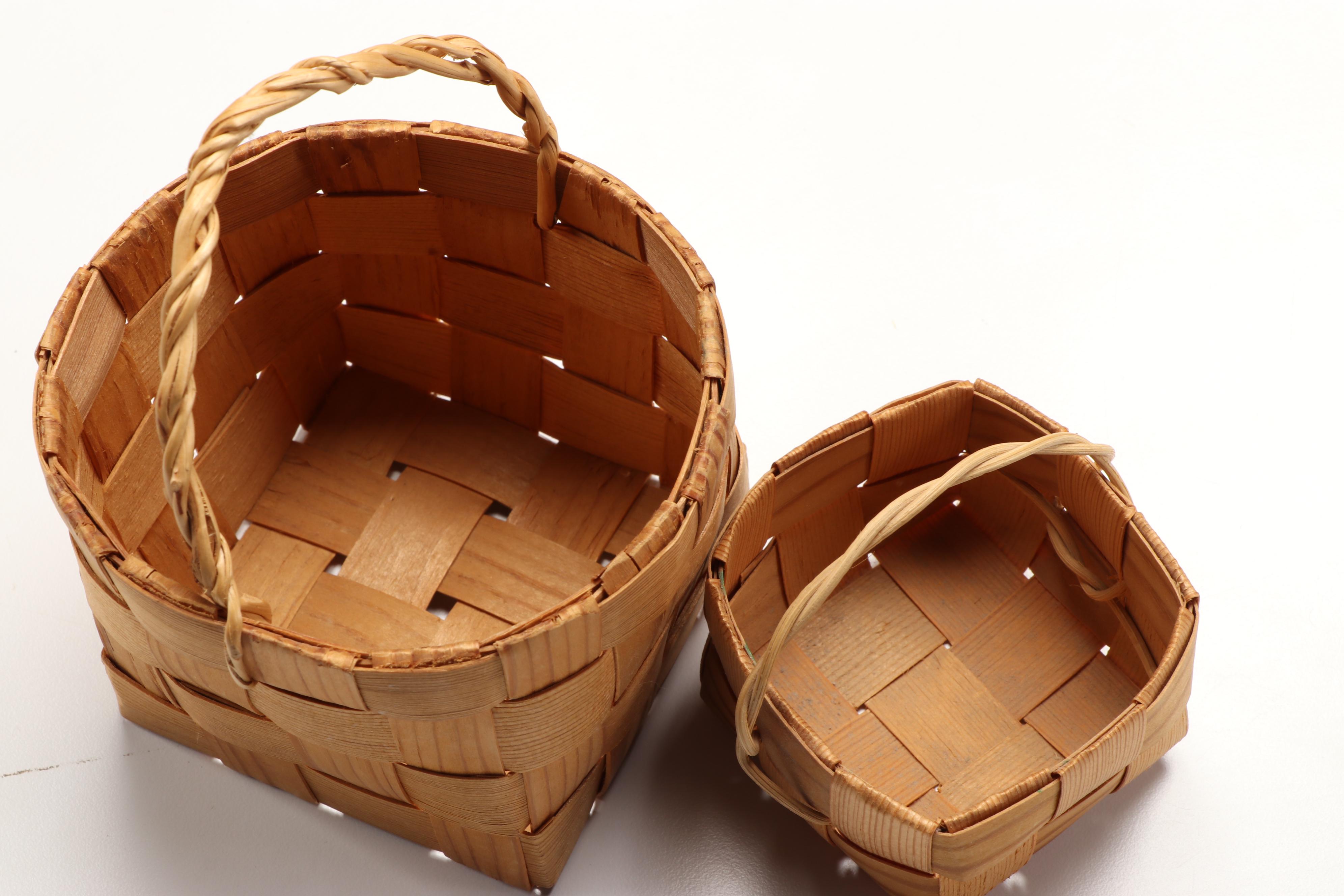 Niila Honkala Lapland Birch Bark Spiked and Other Finnish Birch and Pine Baskets