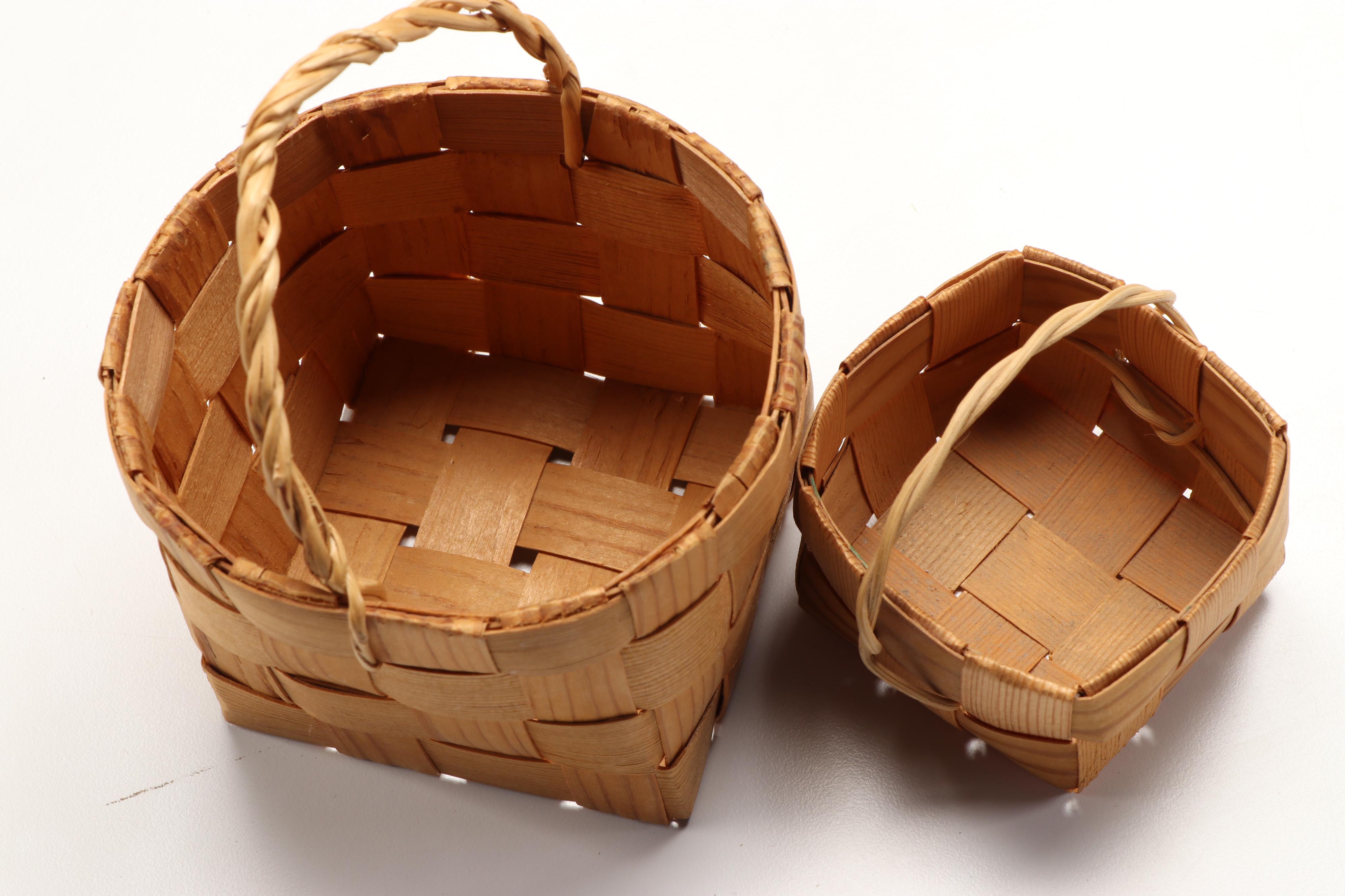 Niila Honkala Lapland Birch Bark Spiked and Other Finnish Birch and Pine Baskets