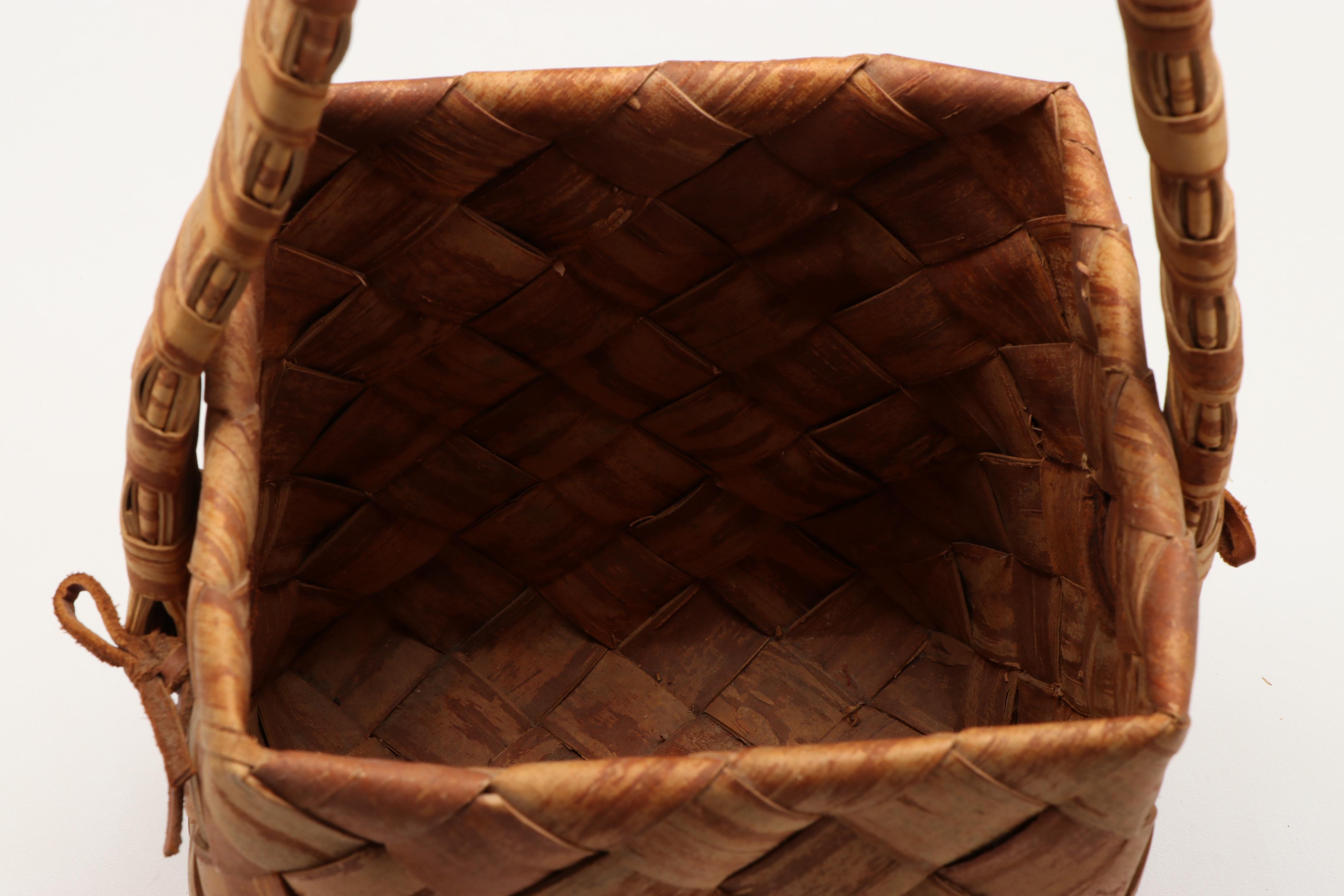 Niila Honkala Lapland Birch Bark Spiked and Other Finnish Birch and Pine Baskets