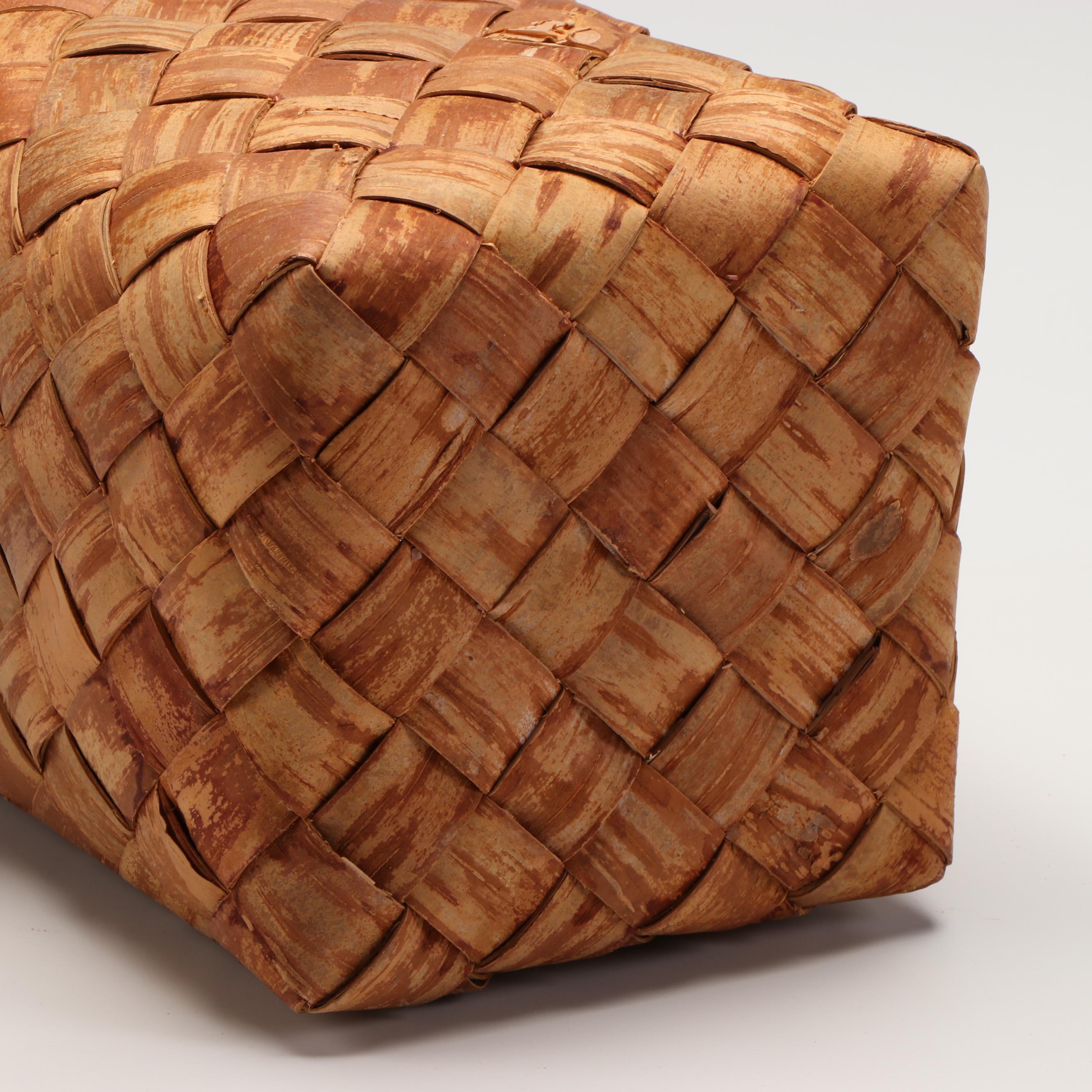 Niila Honkala Lapland Birch Bark Spiked and Other Finnish Birch and Pine Baskets