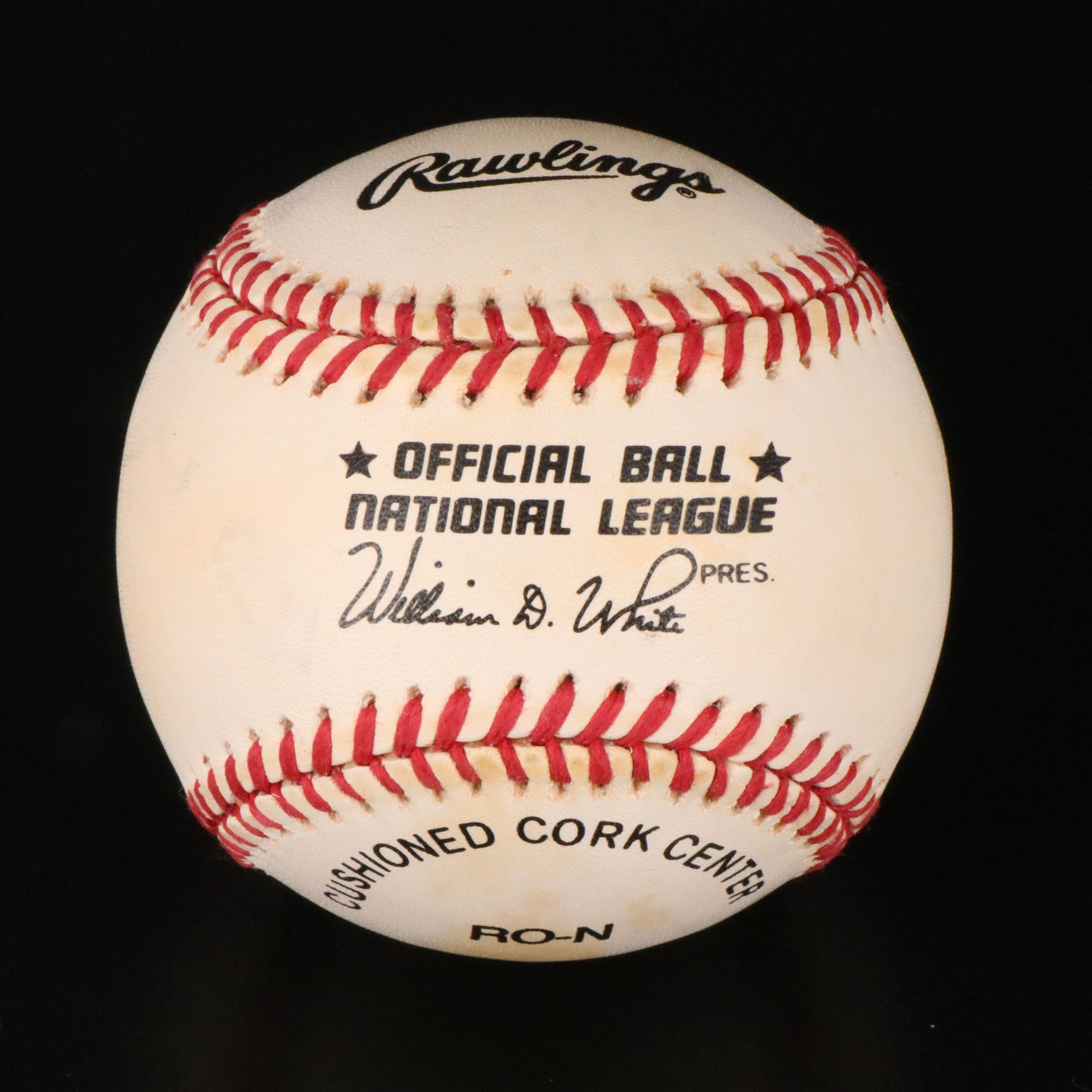 Barry Bonds Signed Rawlings Official National League Baseball