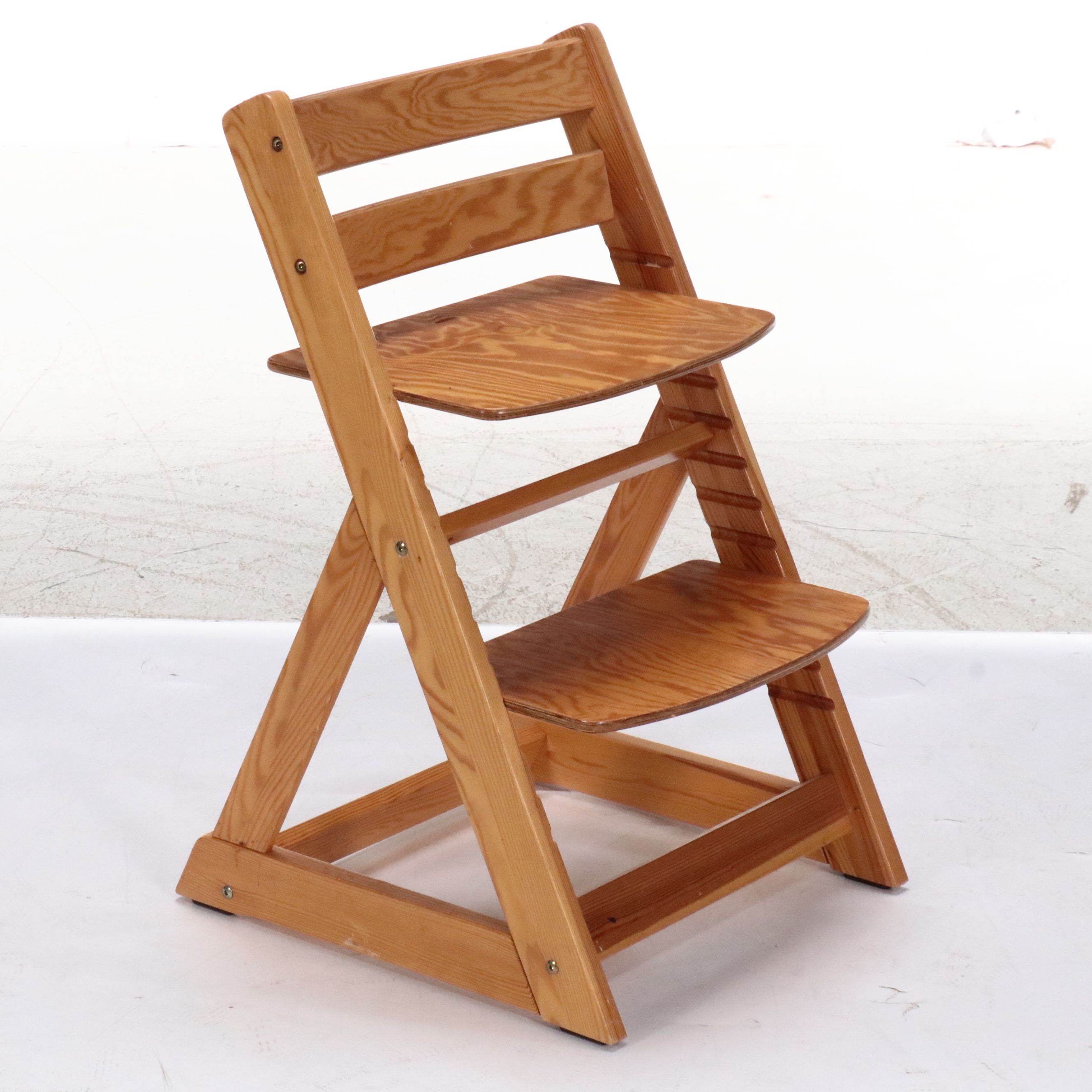 Children's Adjustable Height Wood Chair