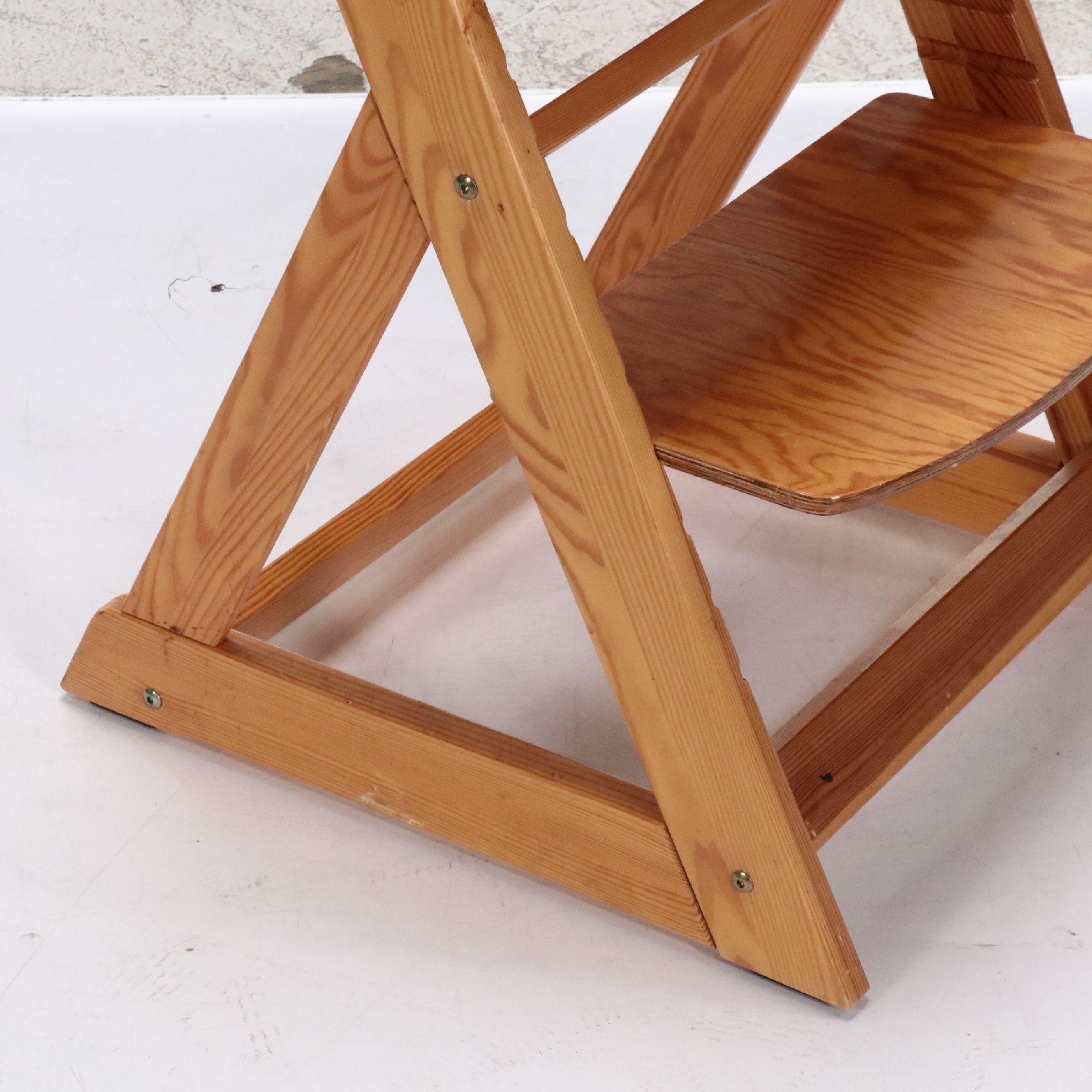 Children's Adjustable Height Wood Chair