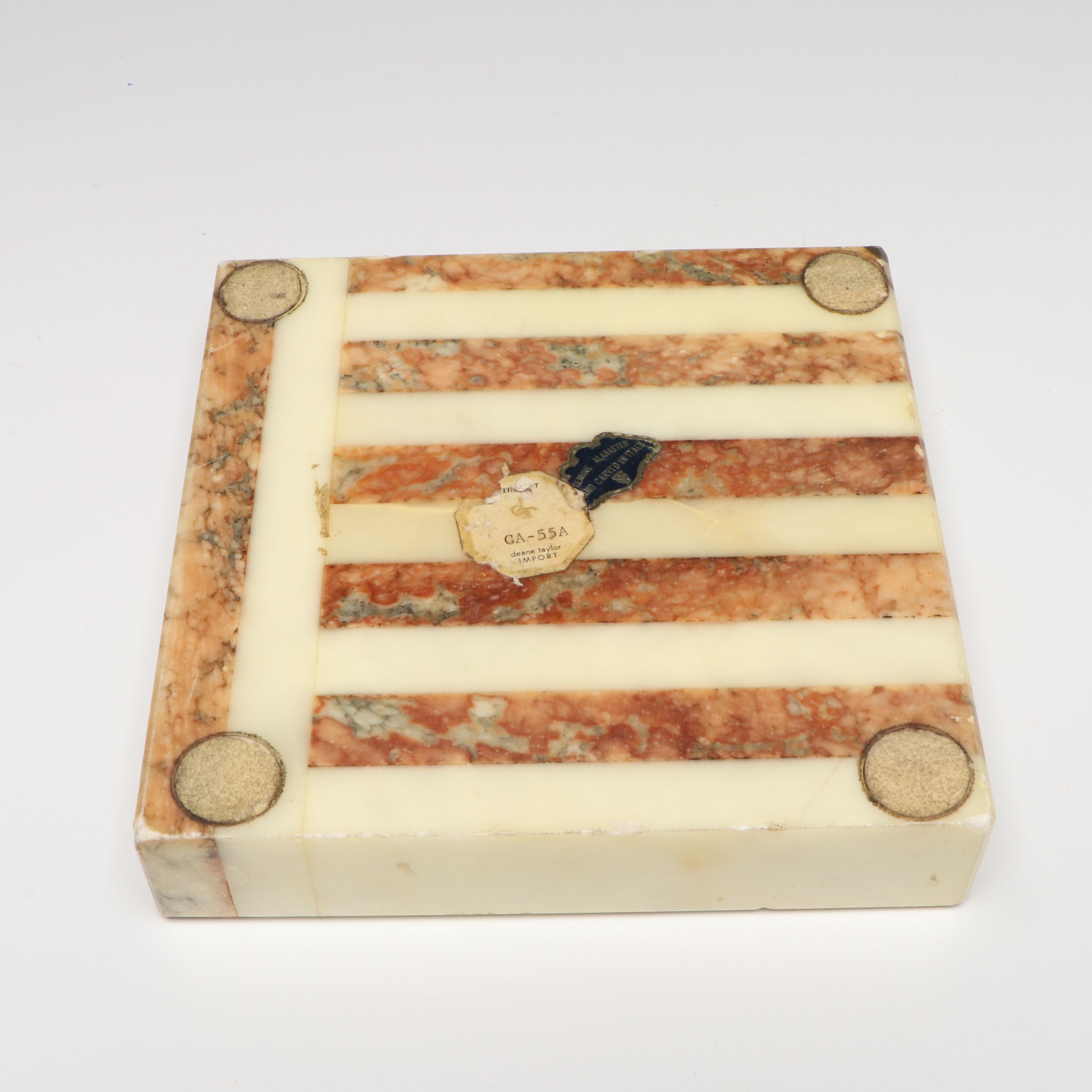 Vintage Italian Alabaster Ashtrays