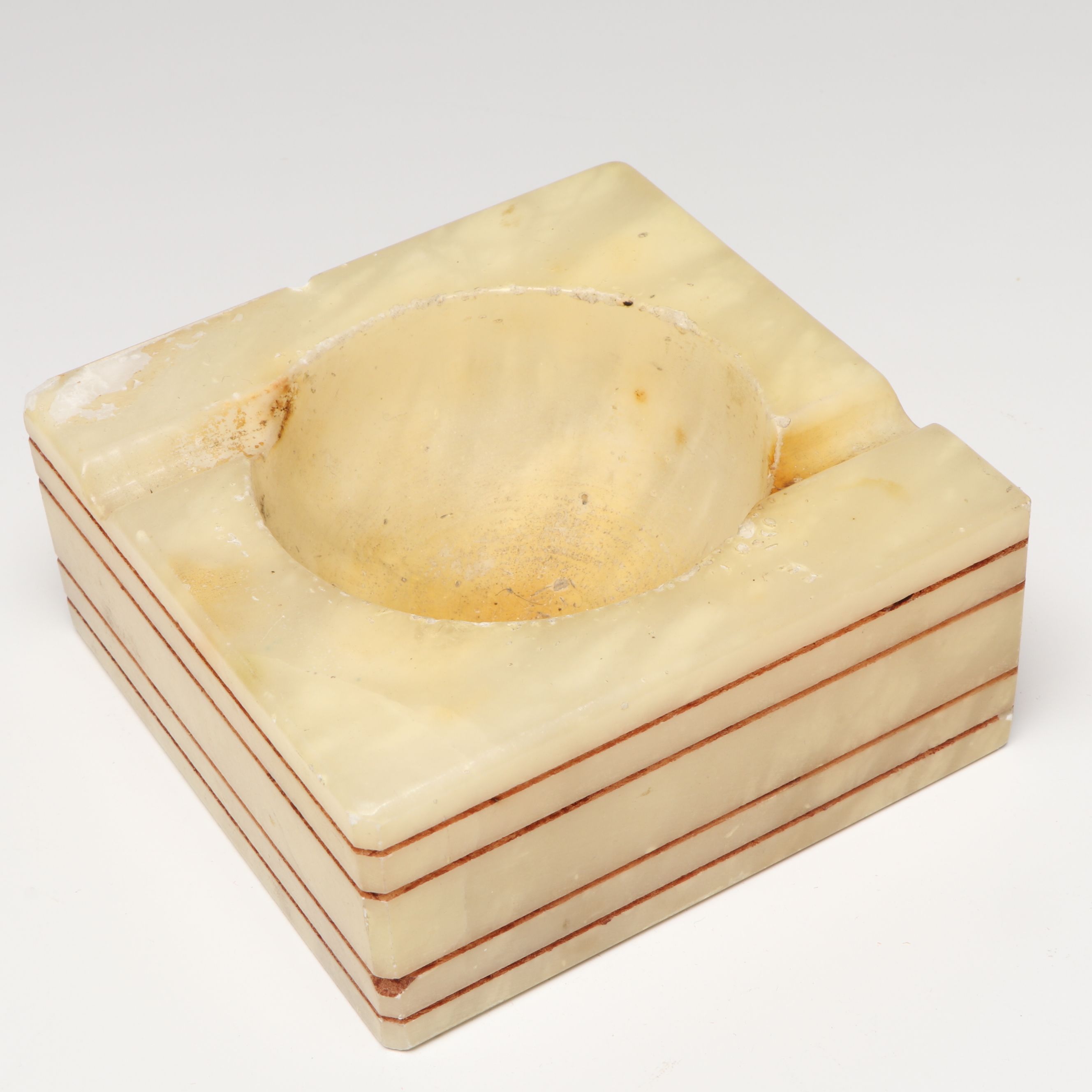Vintage Italian Alabaster Ashtrays