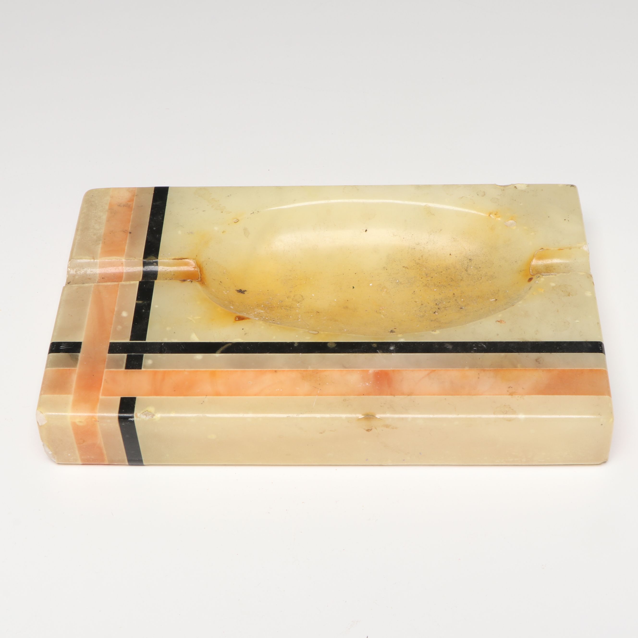 Vintage Italian Alabaster Ashtrays