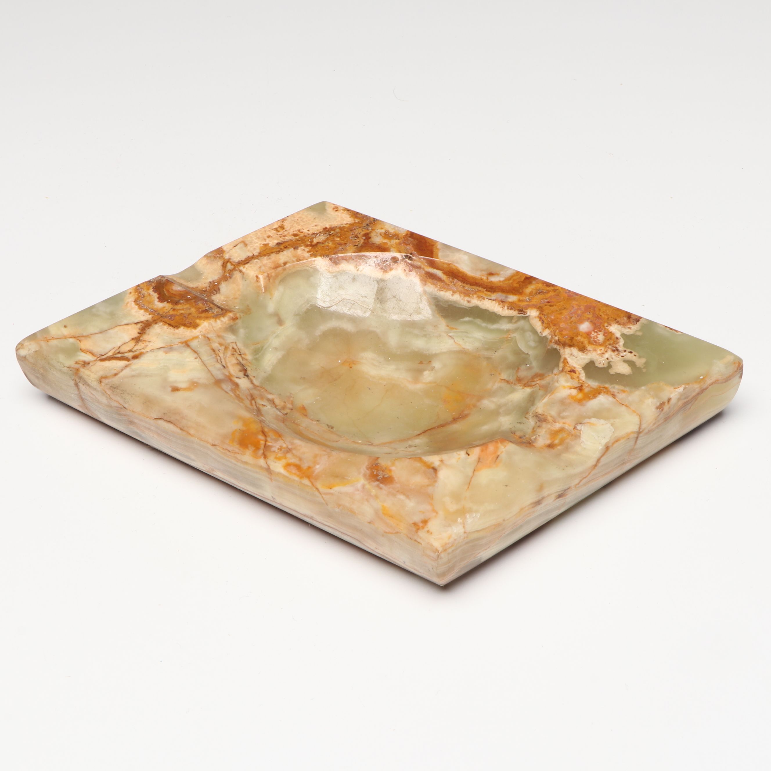 Vintage Italian Alabaster Ashtrays