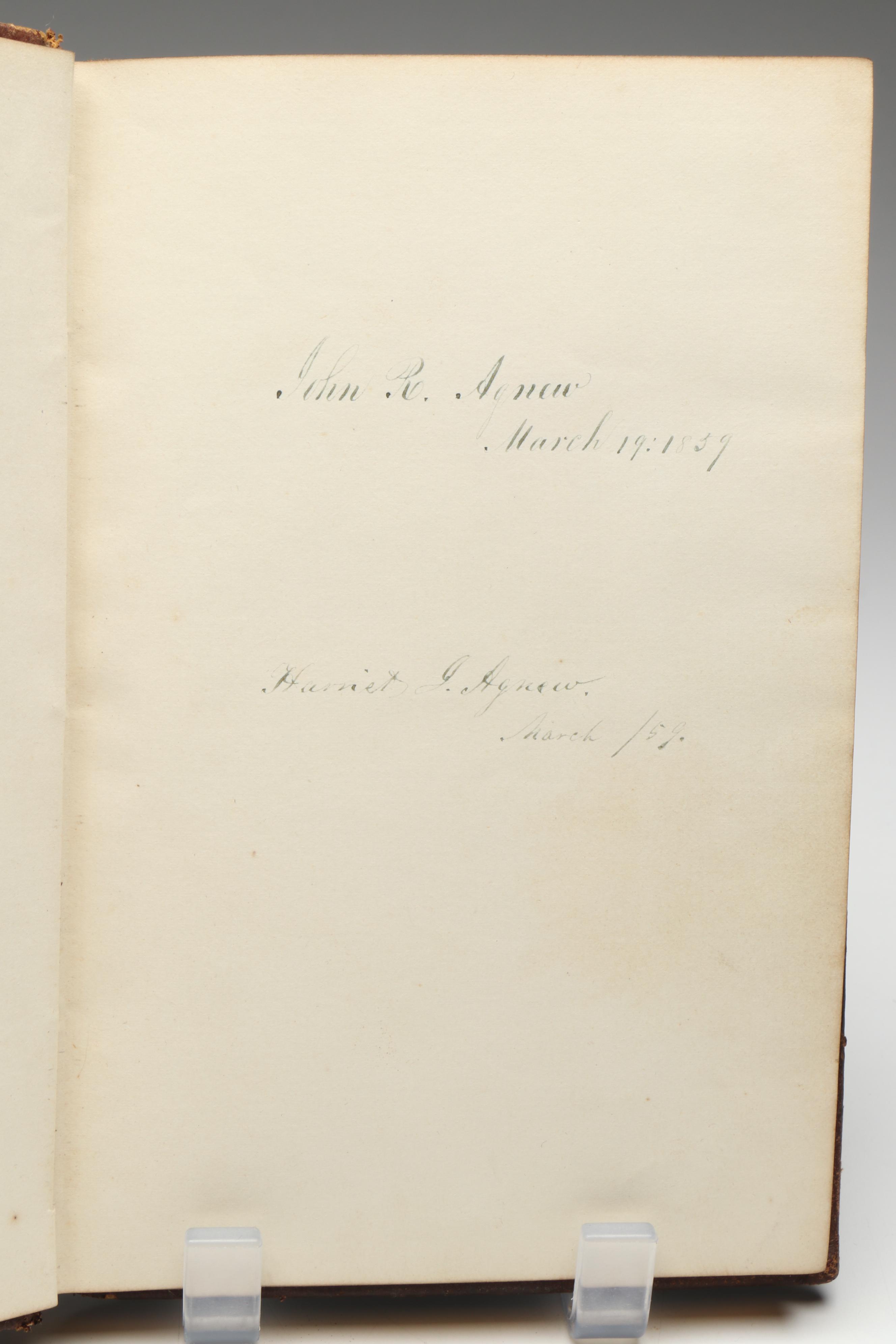 Victorian Embossed Leather Autograph Book, Mid-19th Century