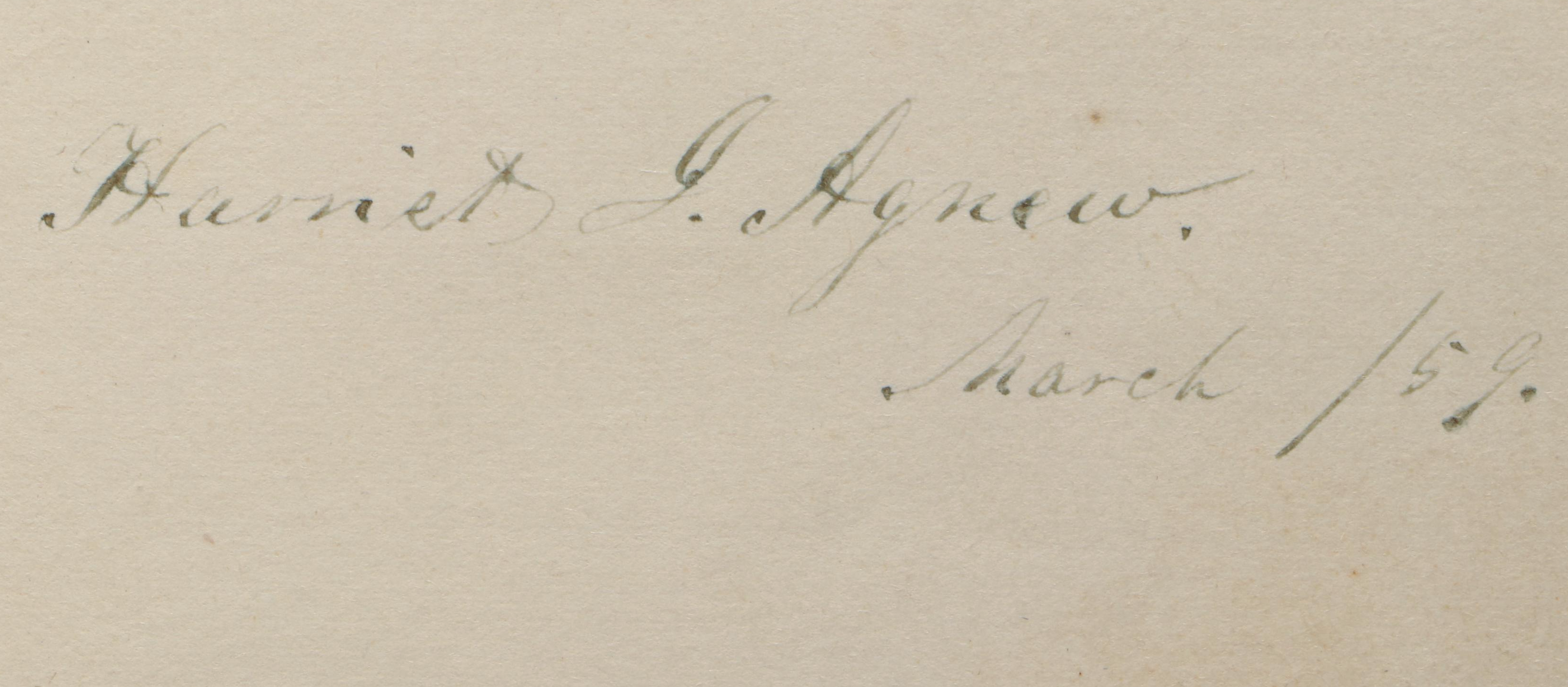 Victorian Embossed Leather Autograph Book, Mid-19th Century