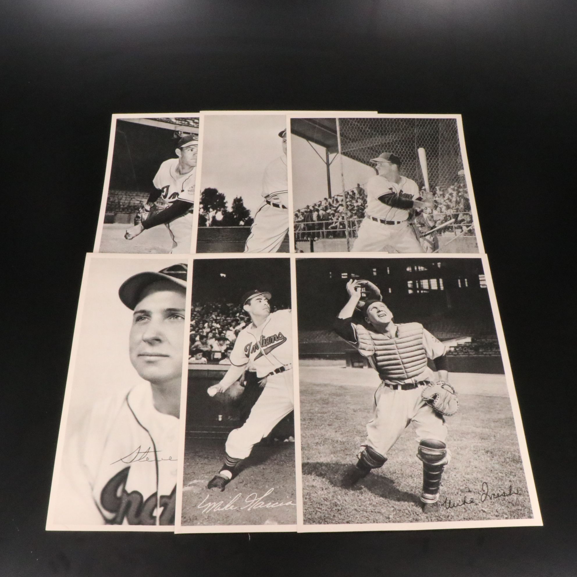 1948-49 Cleveland Indians Picture Pack Photos Featuring Mike García and More