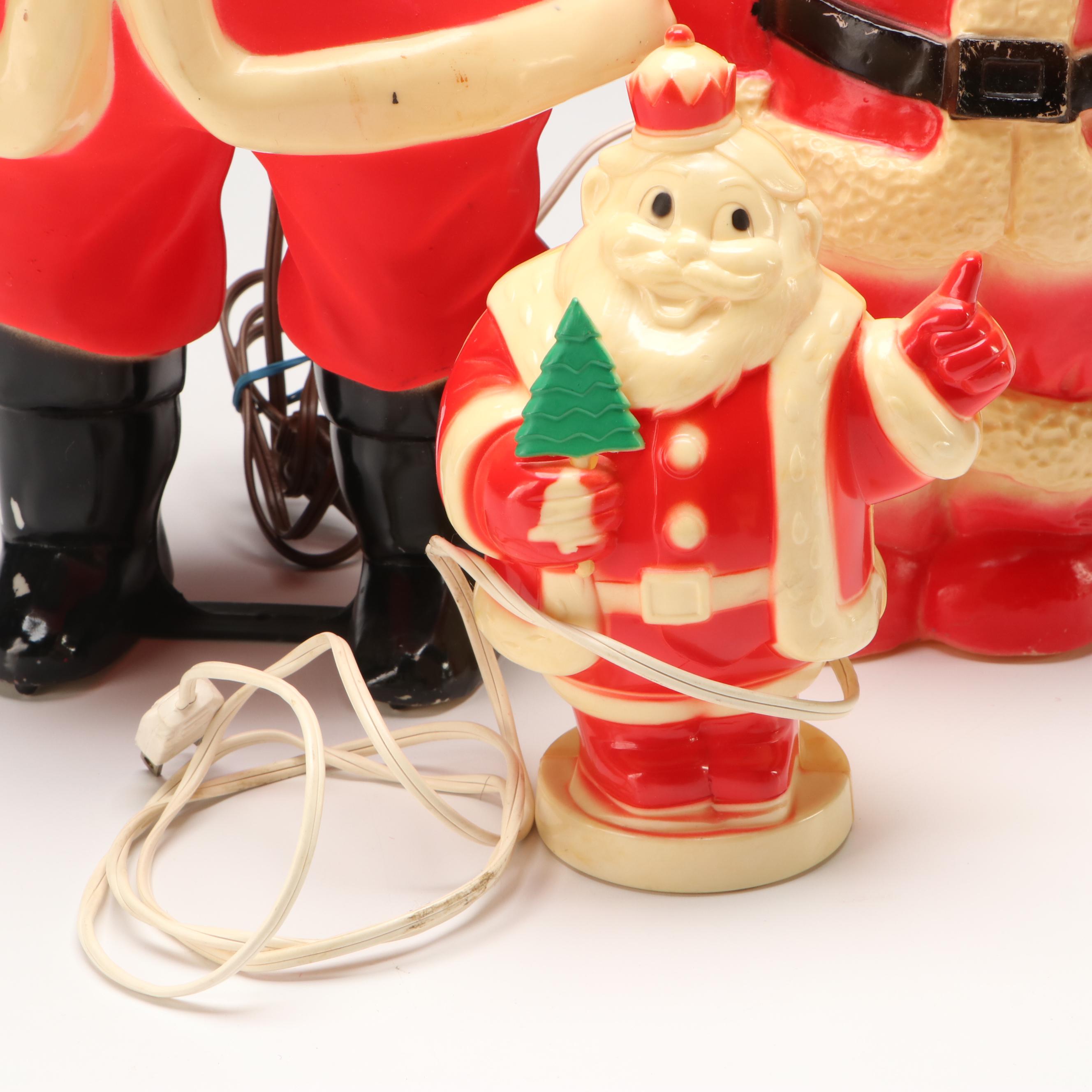 Harett-Gilmar and Other Illuminating Blow Form Santa Claus Décor
