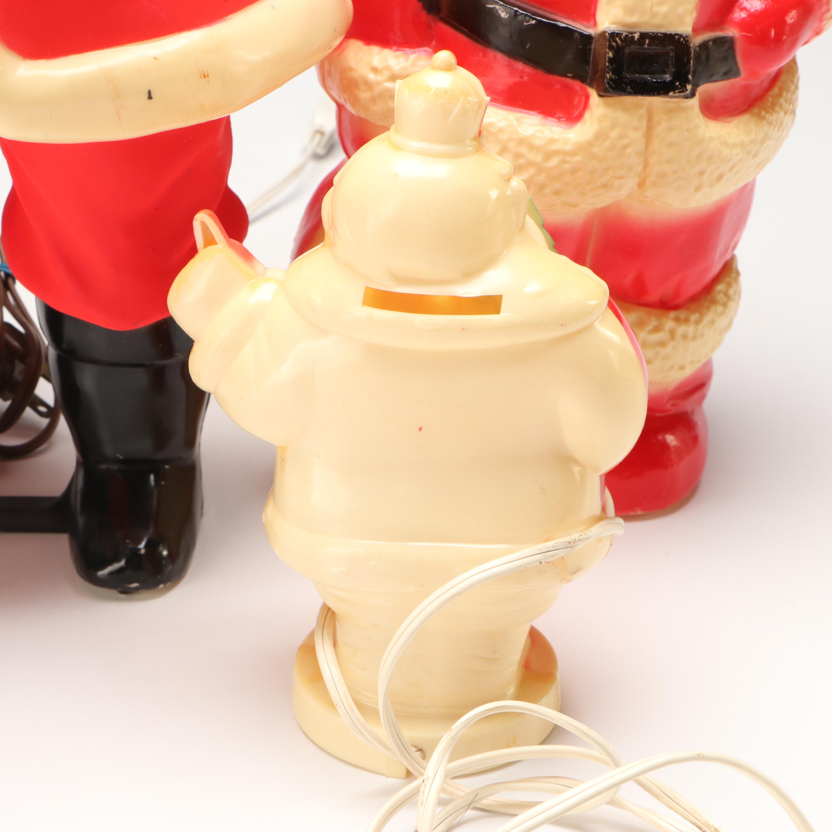 Harett-Gilmar and Other Illuminating Blow Form Santa Claus Décor