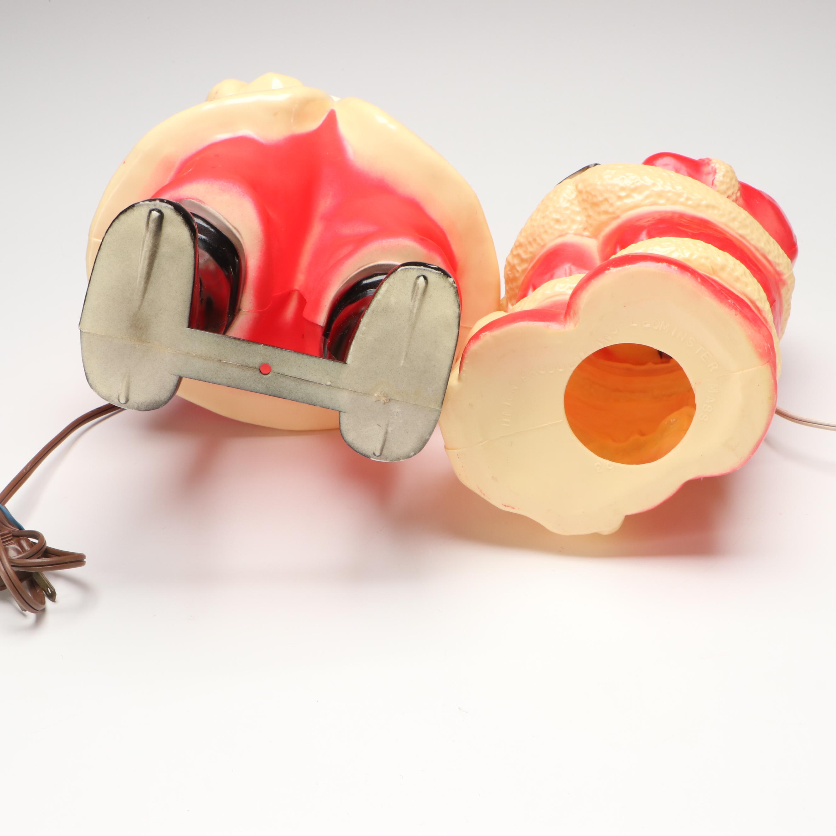 Harett-Gilmar and Other Illuminating Blow Form Santa Claus Décor