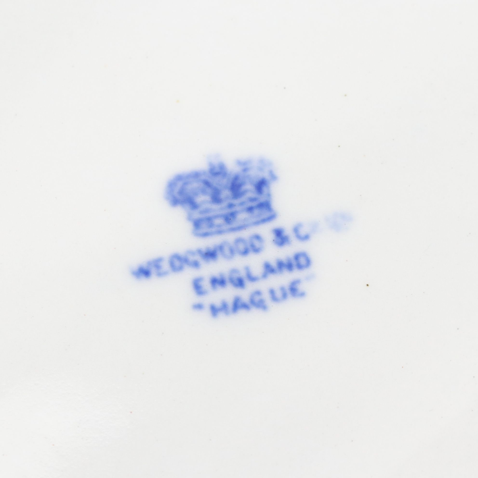 Wedgwood "Hague" Porcelain Covered Vegetable Dish and Gravy Boat