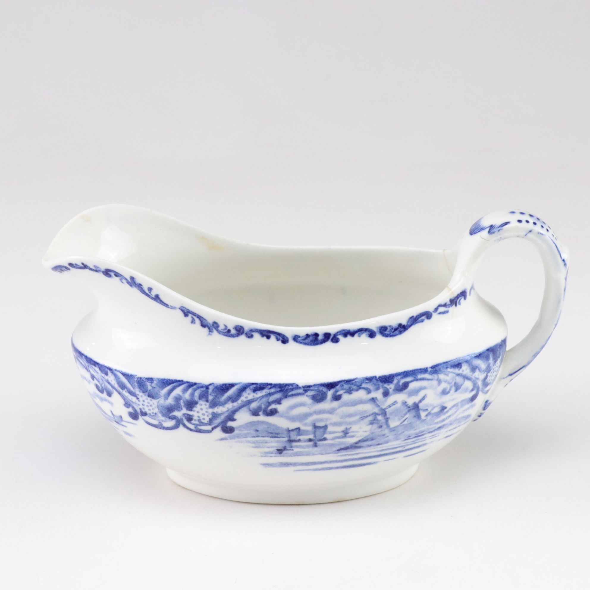 Wedgwood "Hague" Porcelain Covered Vegetable Dish and Gravy Boat
