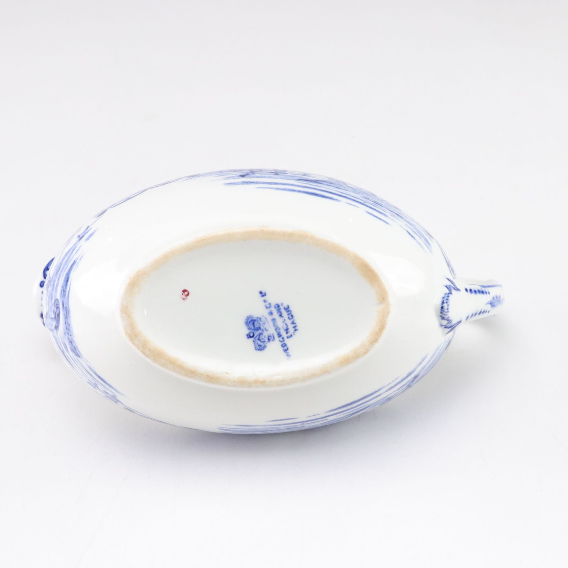 Wedgwood "Hague" Porcelain Covered Vegetable Dish and Gravy Boat