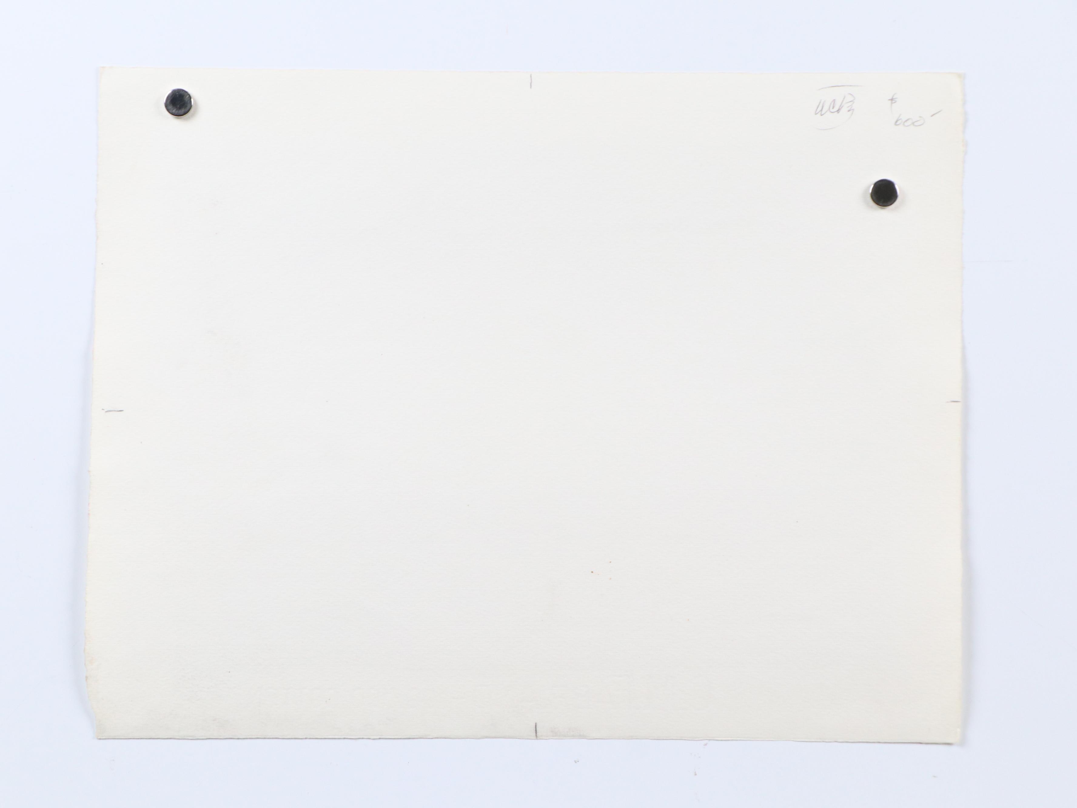 Ted Jones Gum Bichromatic Print of Figure Laying on Kitchen Cabinets, 1989