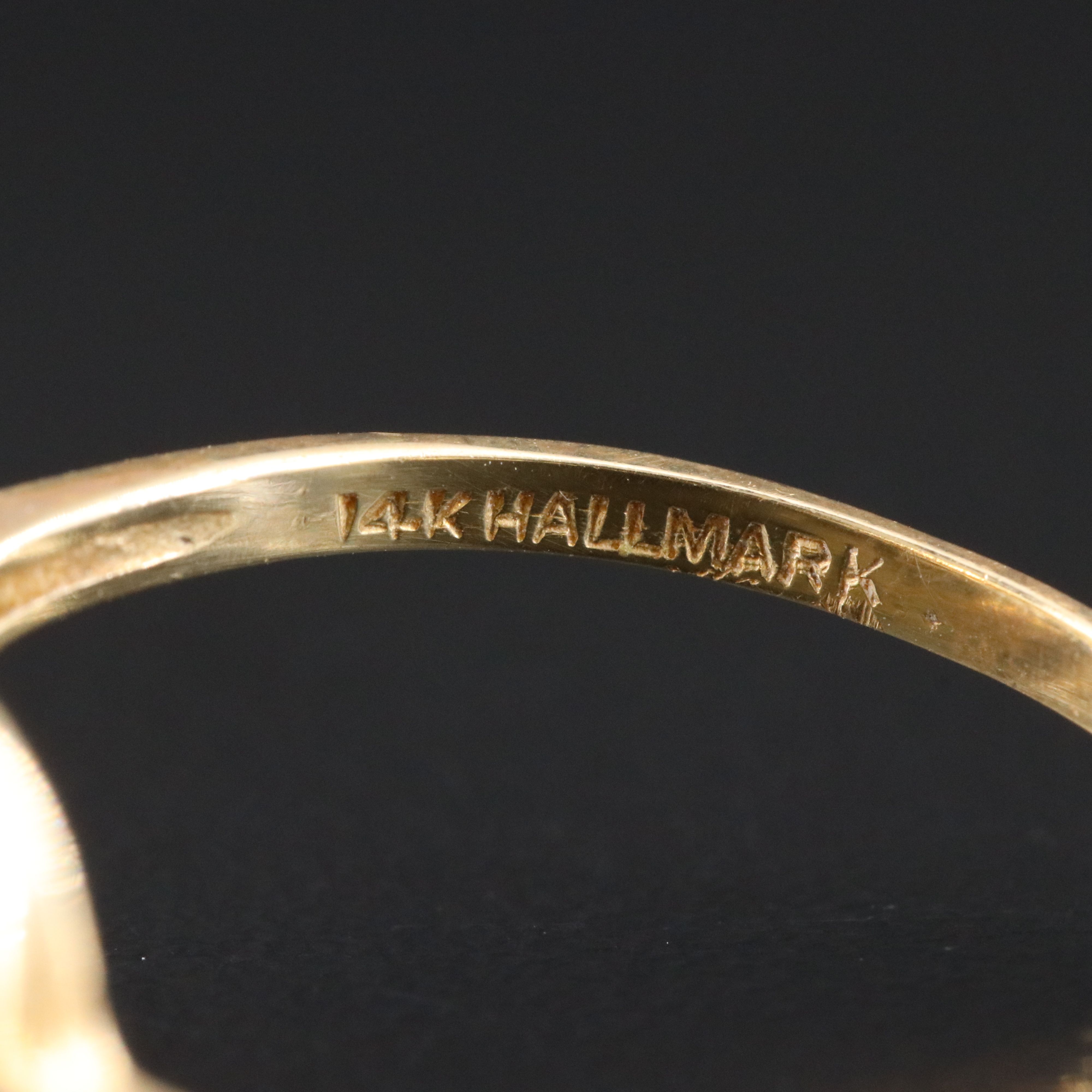 14K Pearl and Diamond Infinity Ring