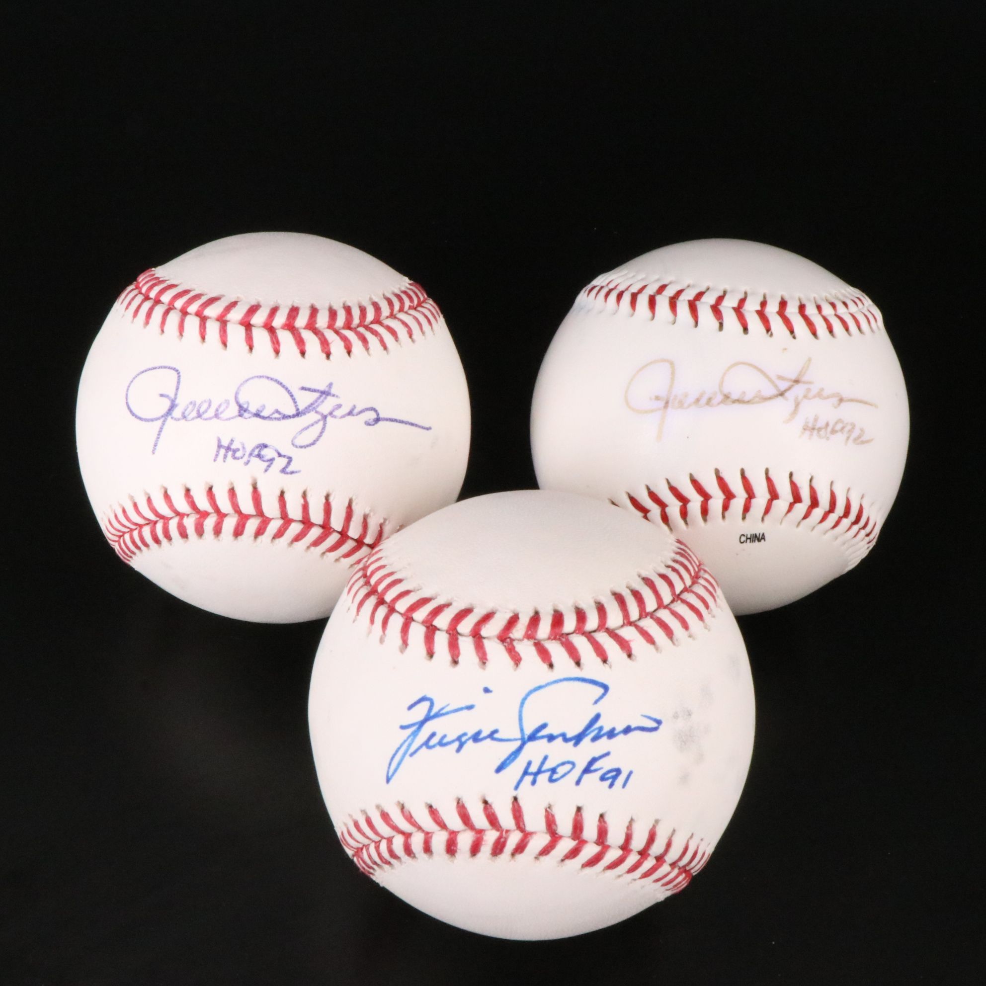 Rollie Fingers, Bob Gibson, Chipper Jones, and More Signed Baseballs