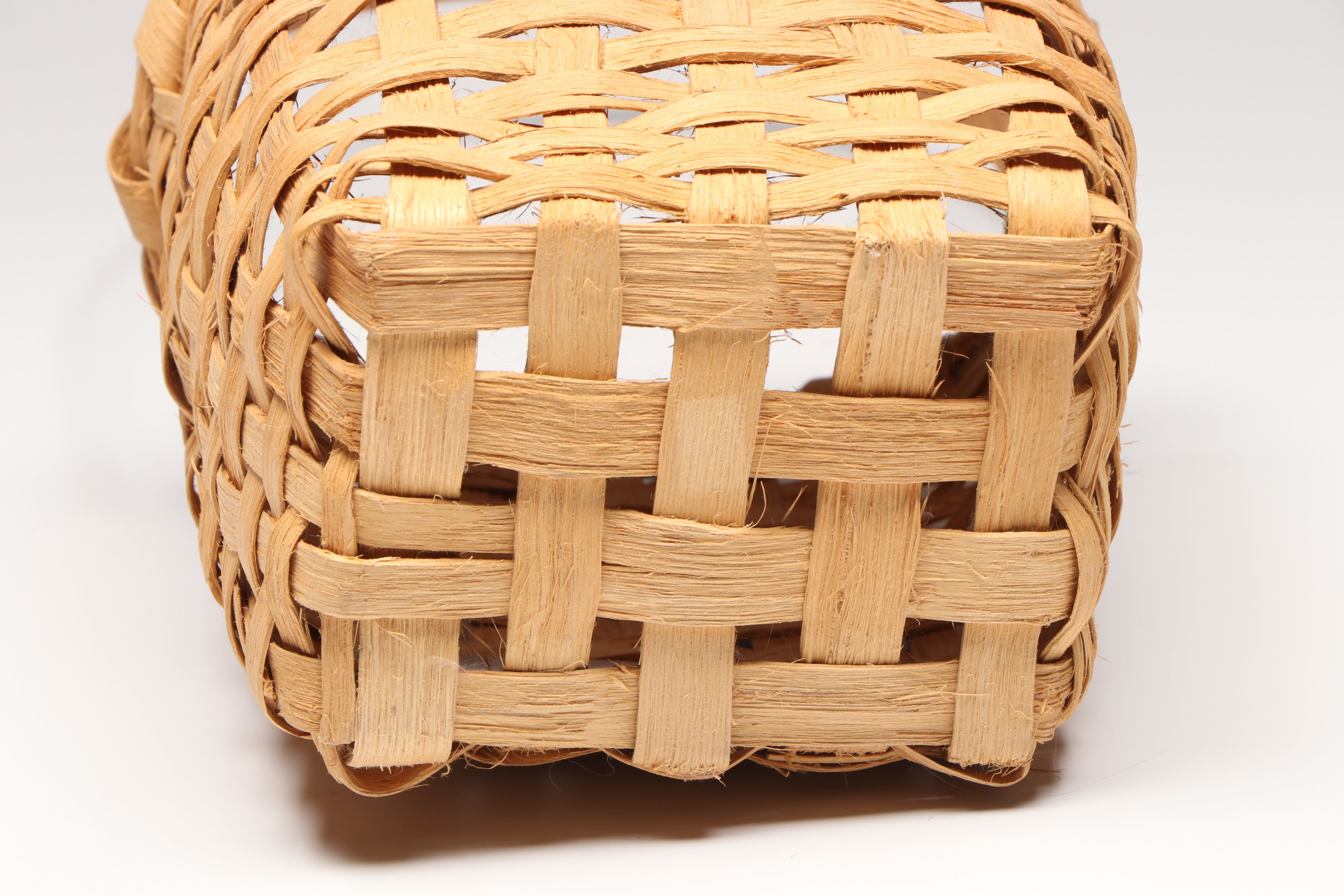 Edward Harris Jr. White Oak Fiber Chicken Feeding Basket and Other Mail Vessel