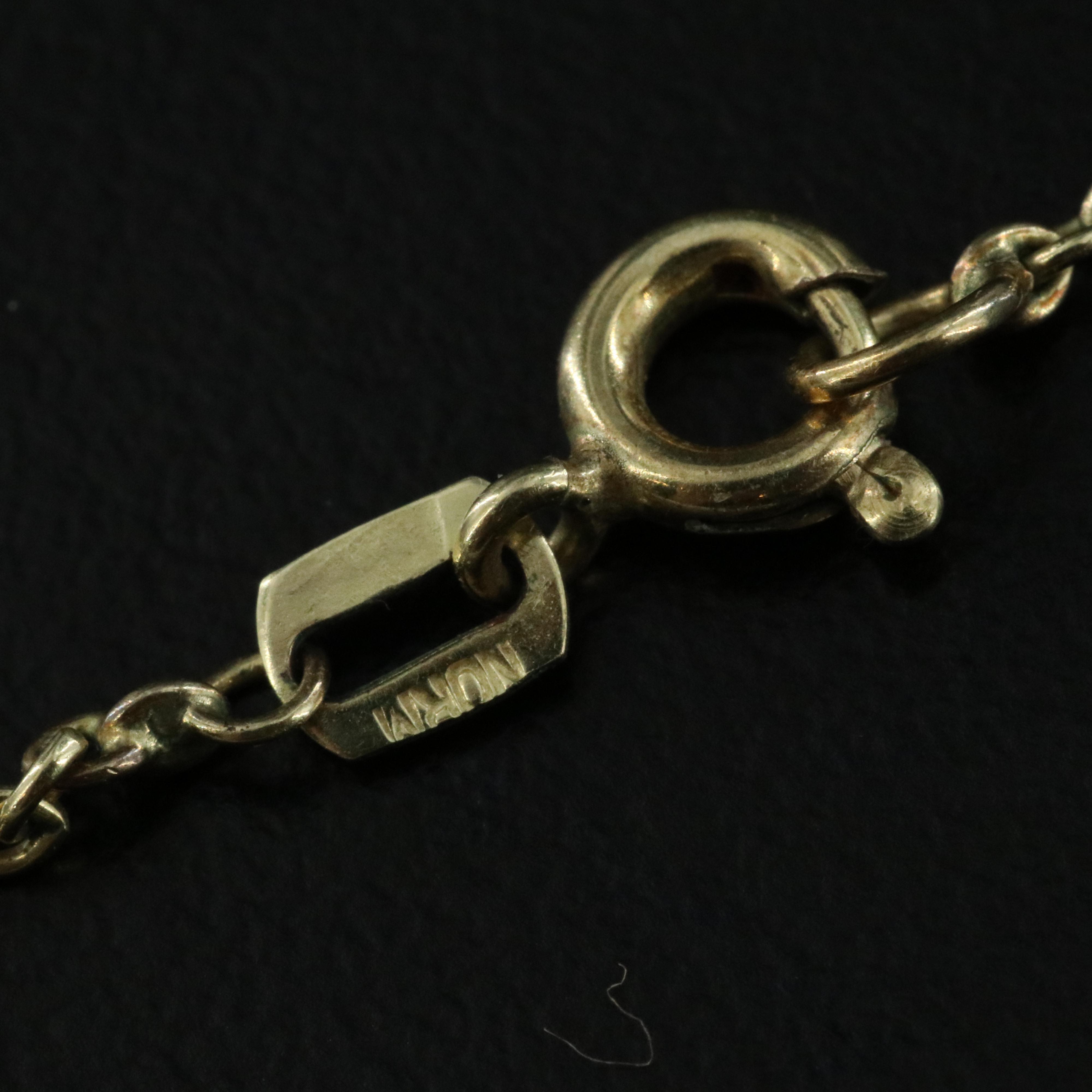 German Gold-Filled Garnet Fringe Necklace