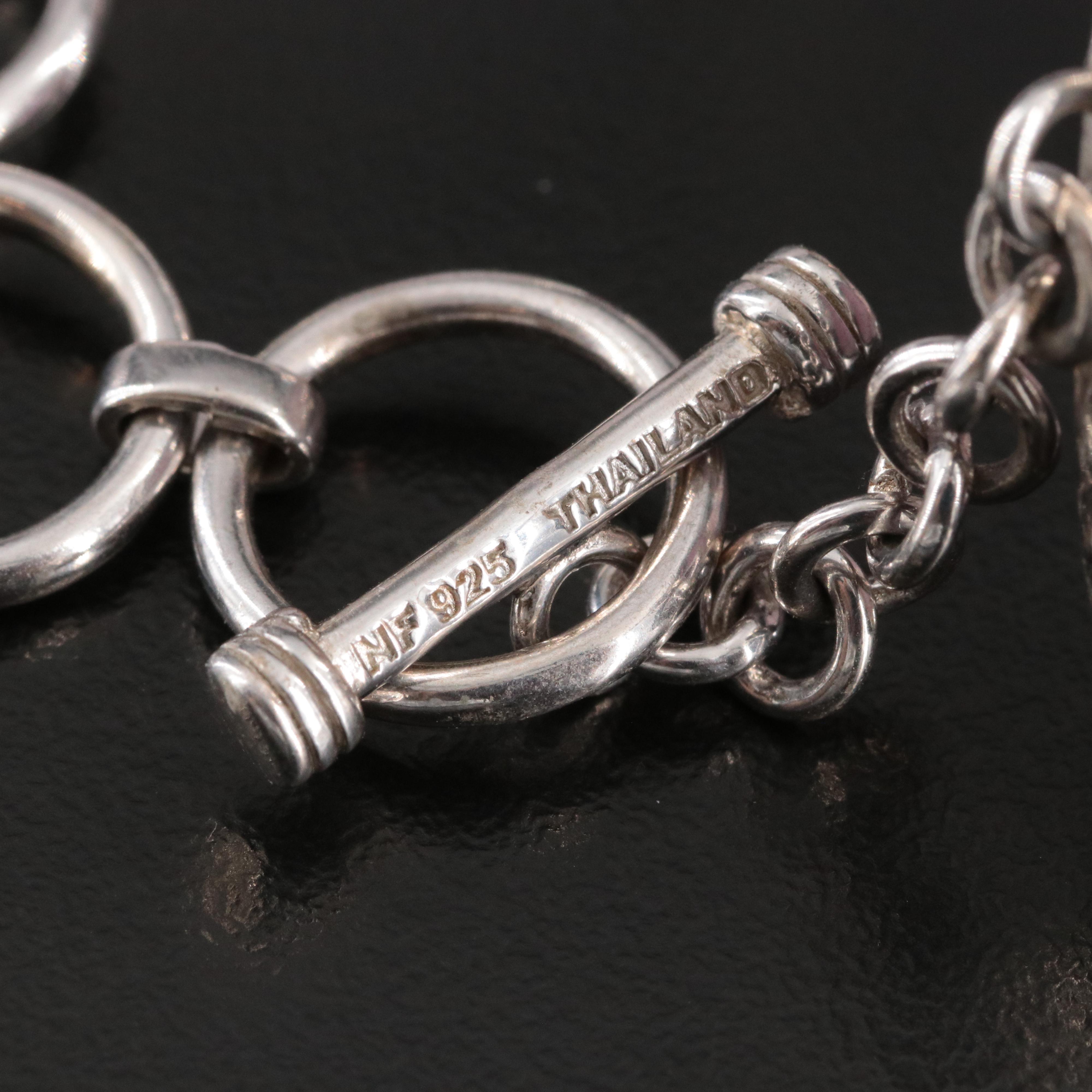 Sterling Mother-of-Pearl Bracelet