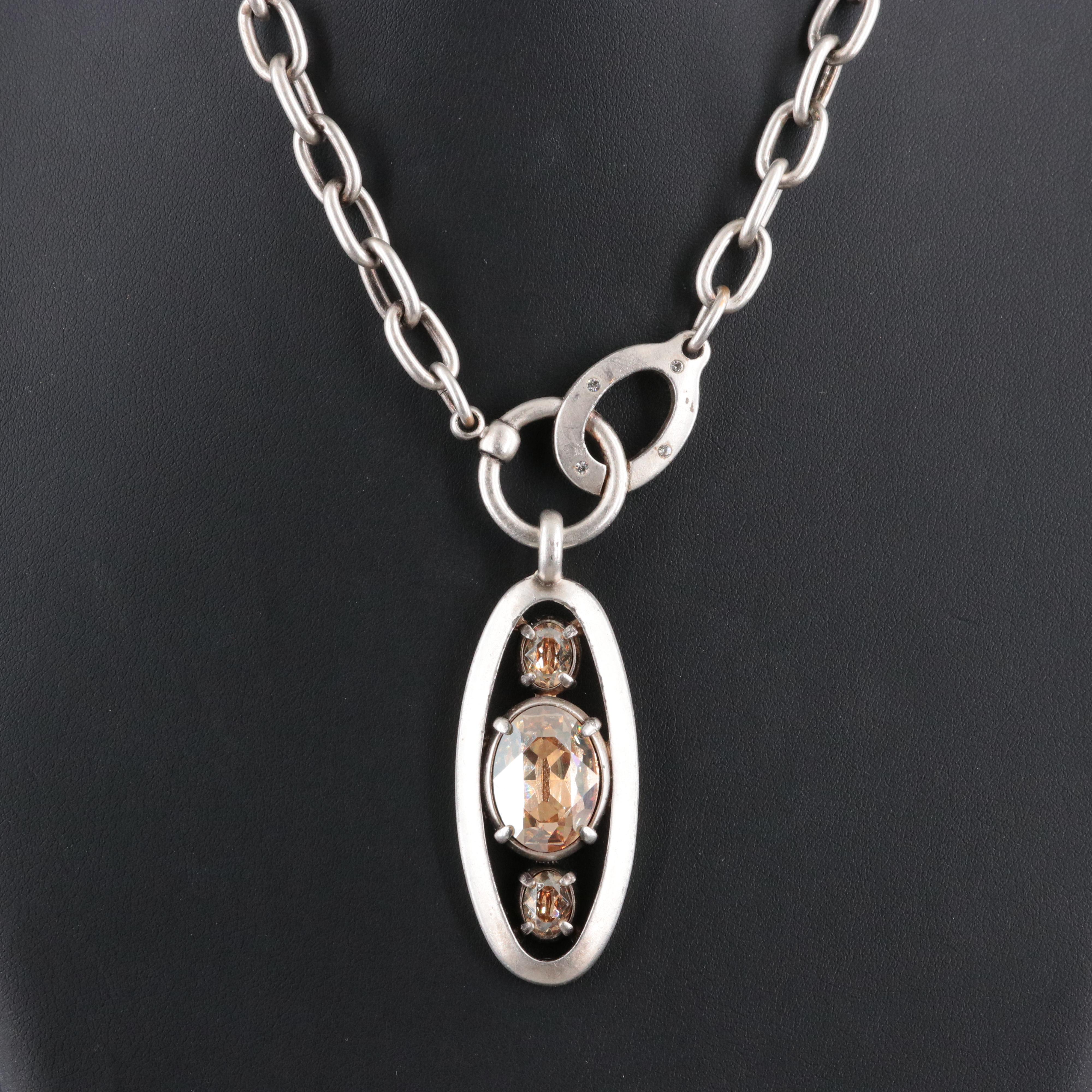 Myka Designs Rhinestone Necklace