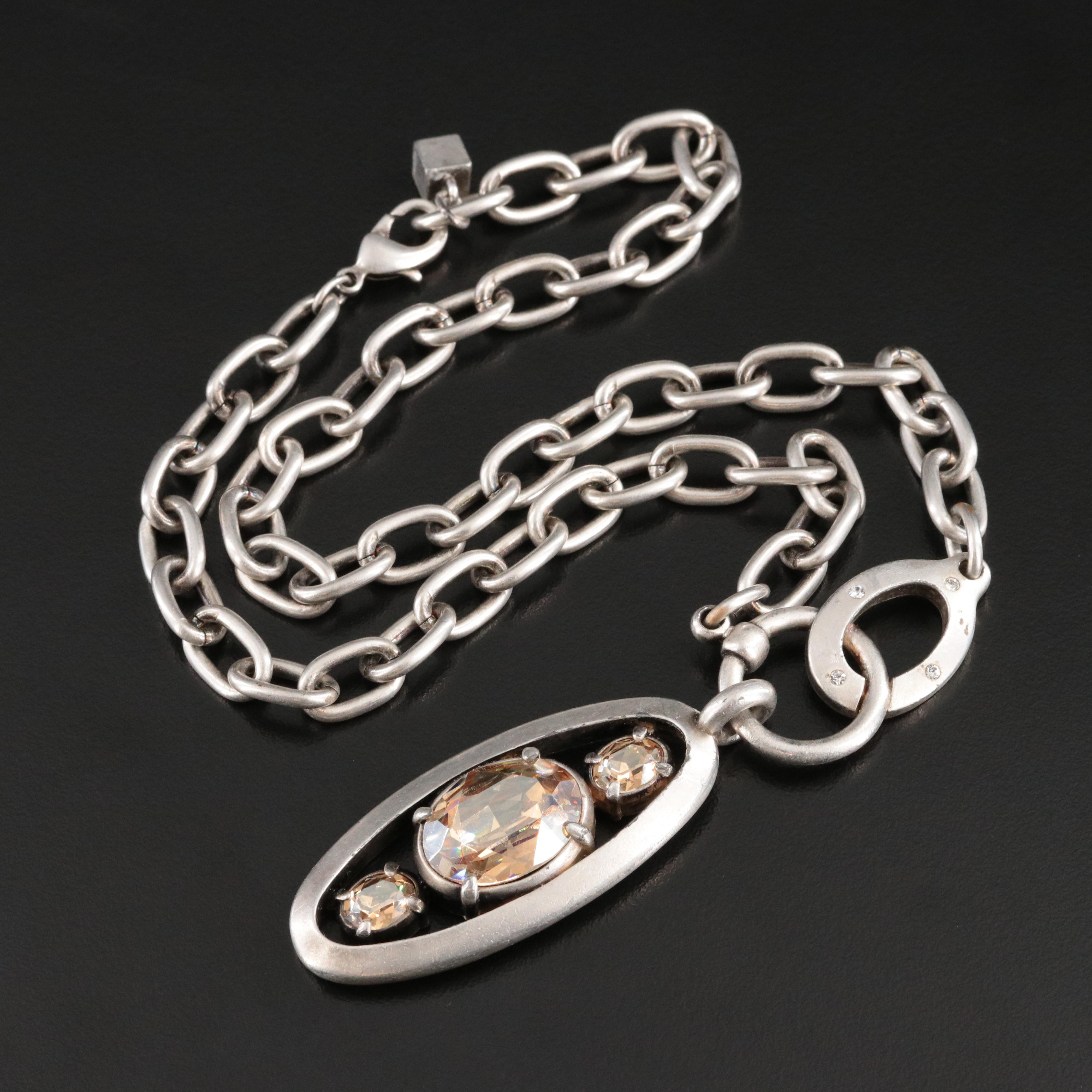 Myka Designs Rhinestone Necklace