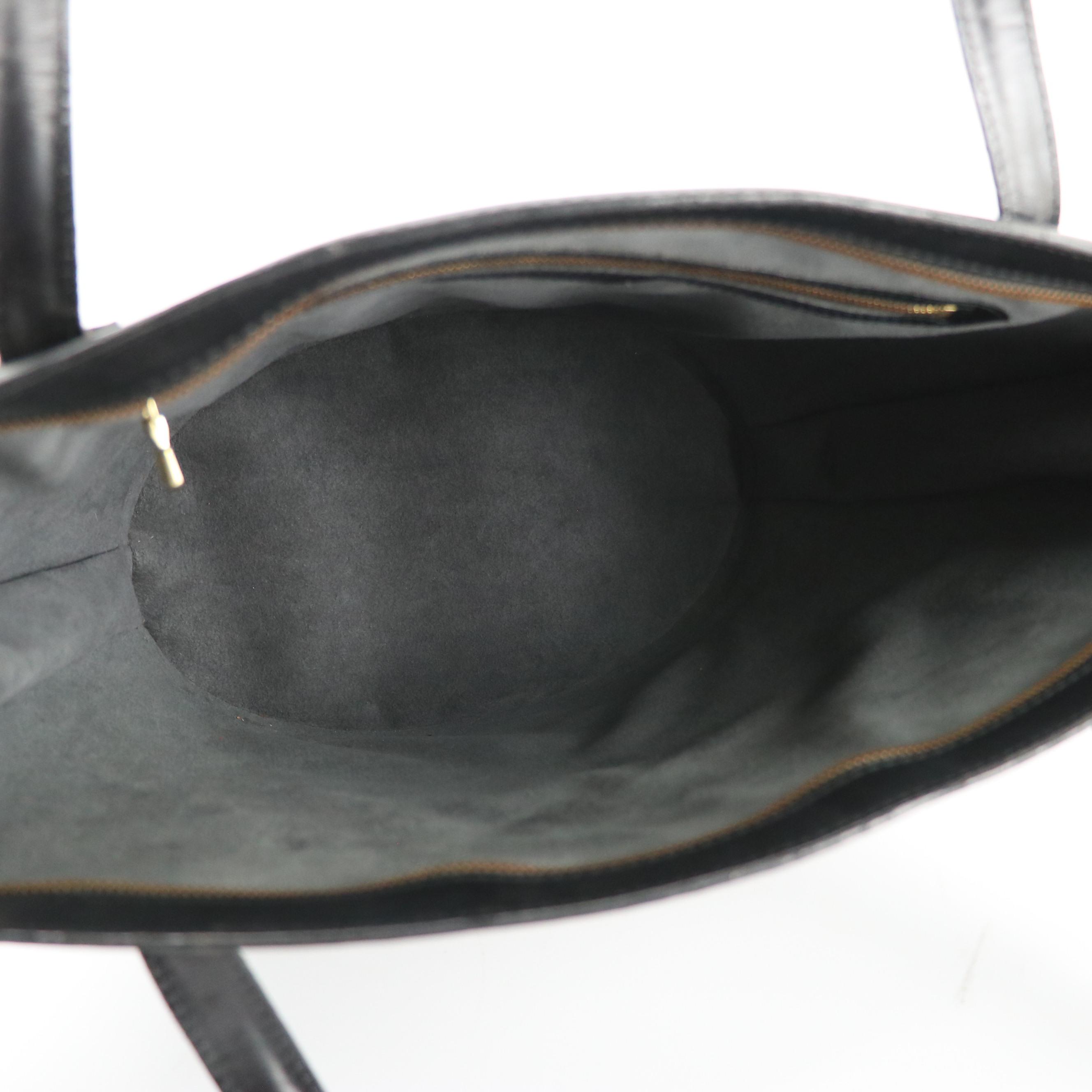 Louis Vuitton Saint Jacques GM Shoulder Bag in Black Epi Leather