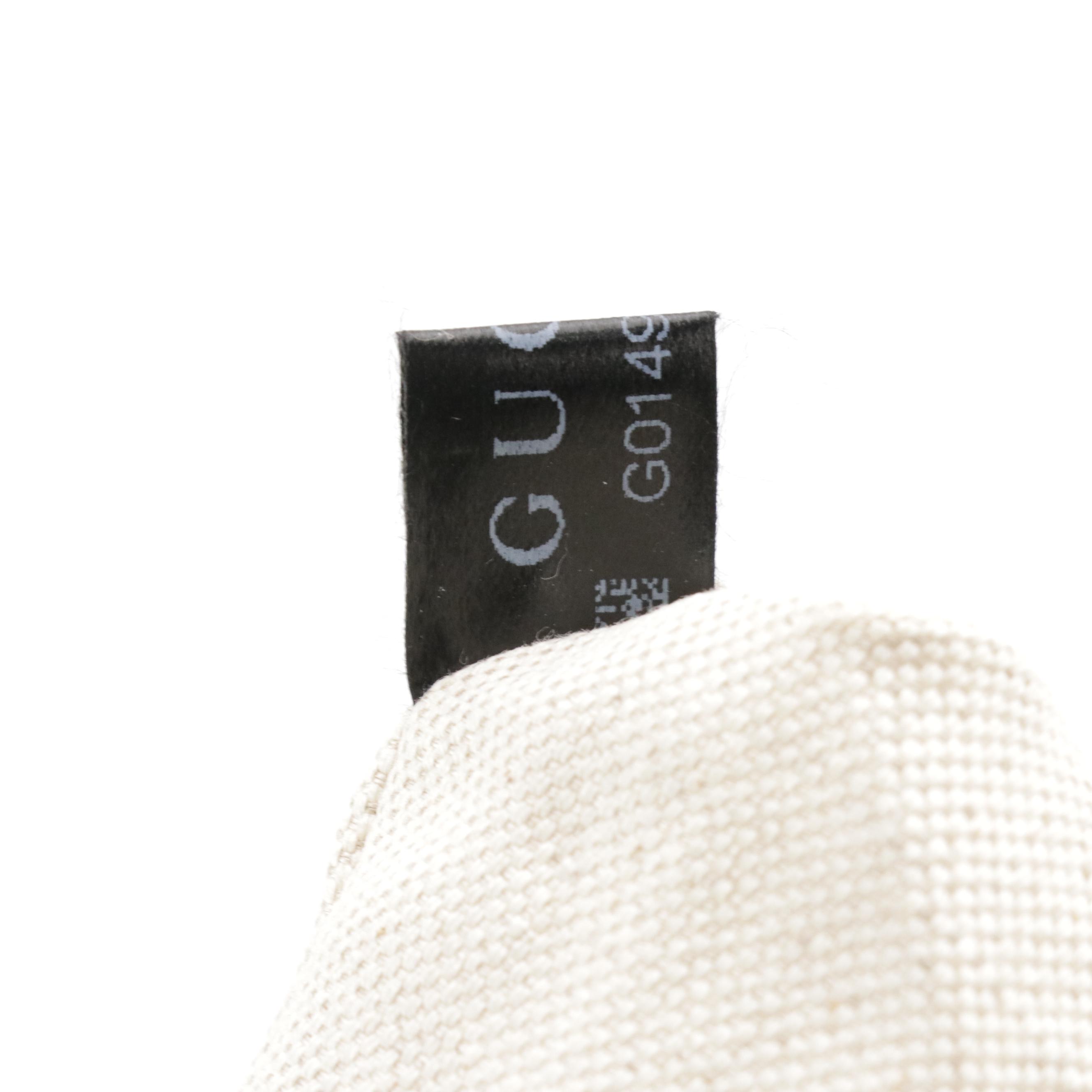 Gucci Nice Tote in Dark Brown GG Supreme Canvas and Calfskin Leather Trim