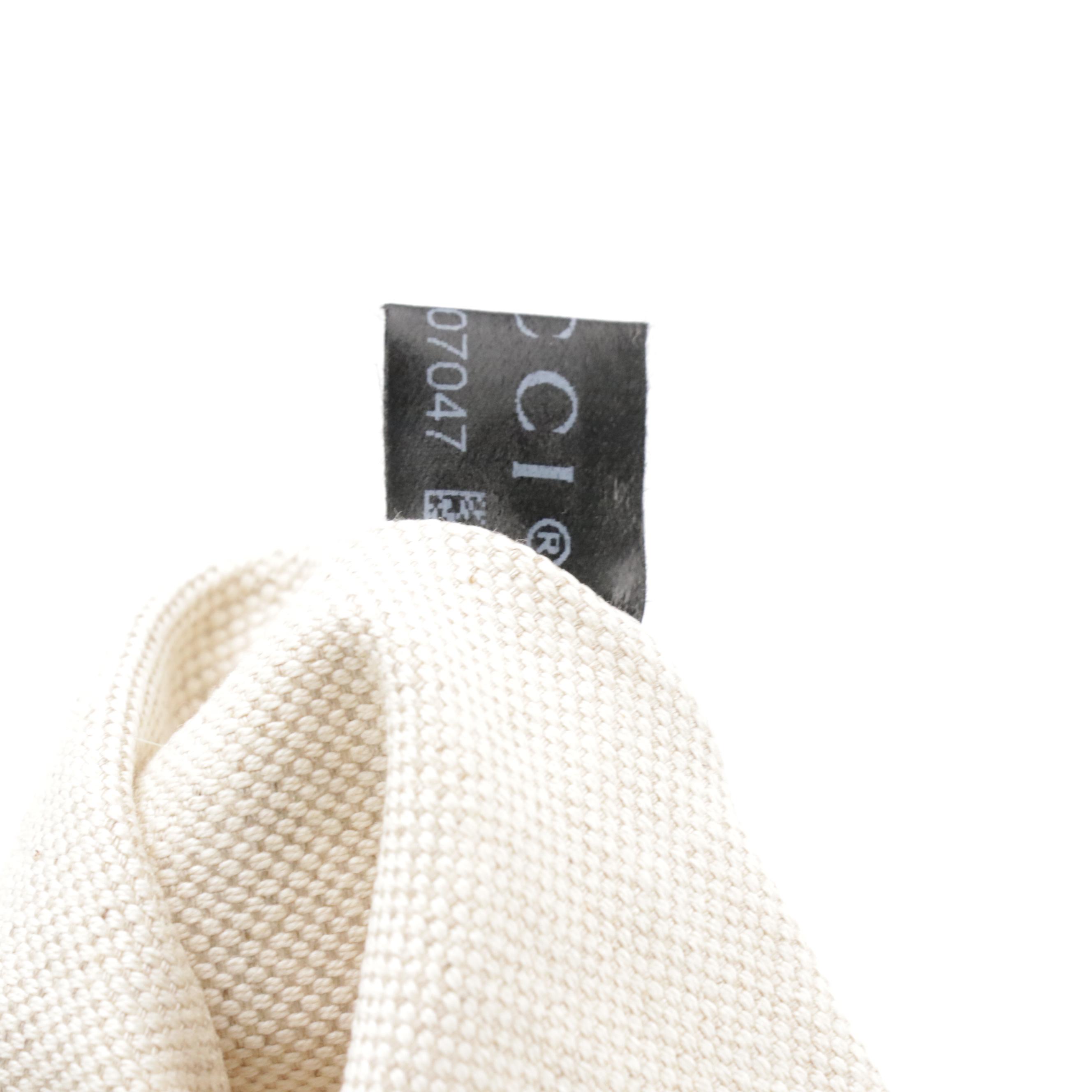 Gucci Nice Tote in Dark Brown GG Supreme Canvas and Calfskin Leather Trim