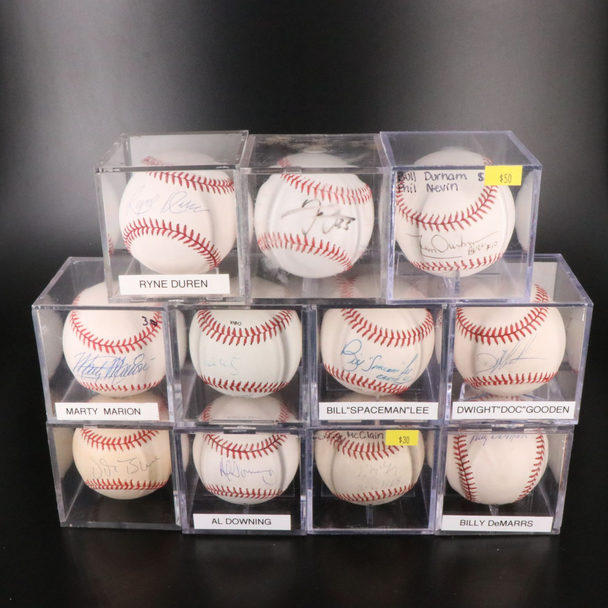 Frank Thomas, Doc Gooden, Vida Blue, and More Signed Baseballs