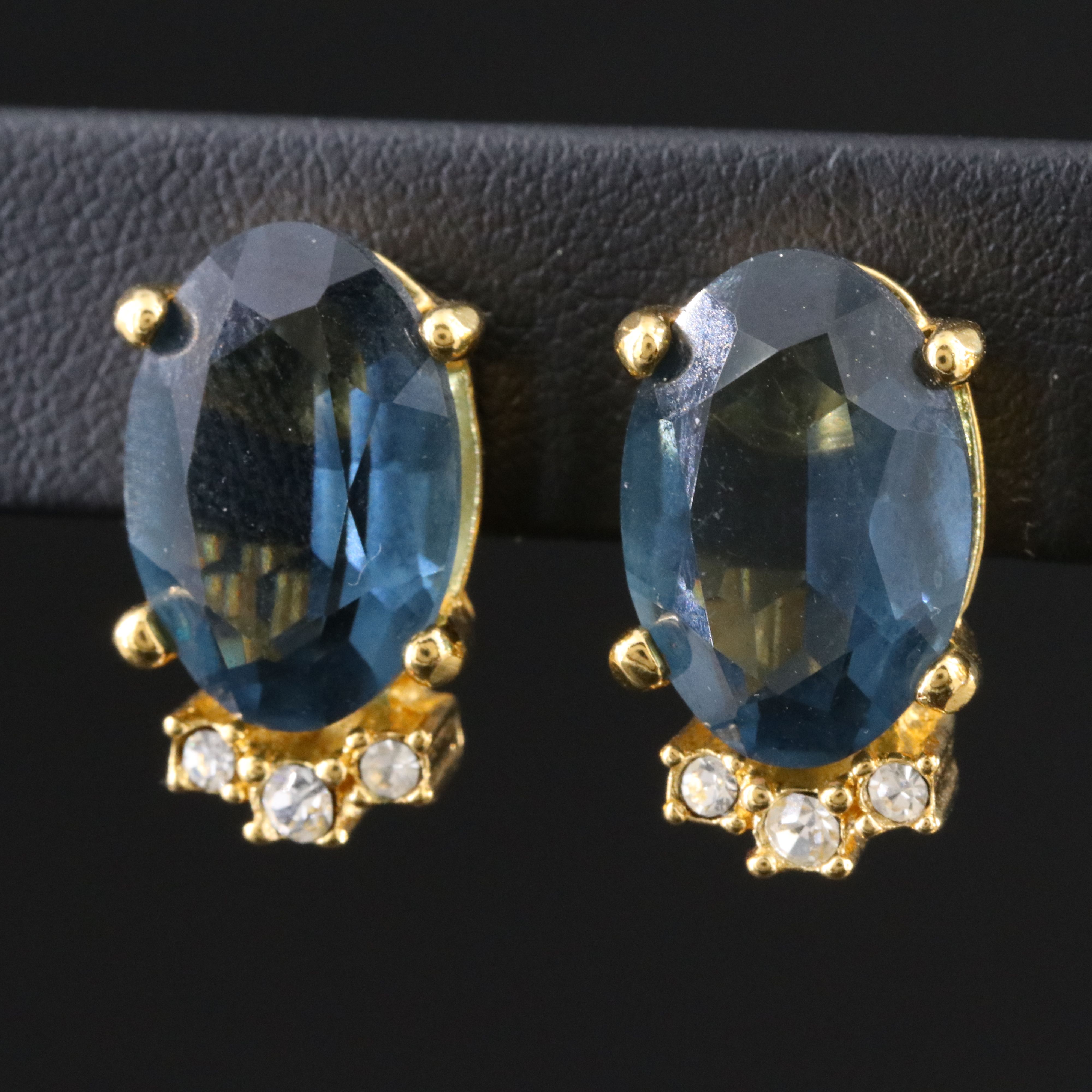 Givenchy Heart Drop and Christian Dior Crystal Earrings