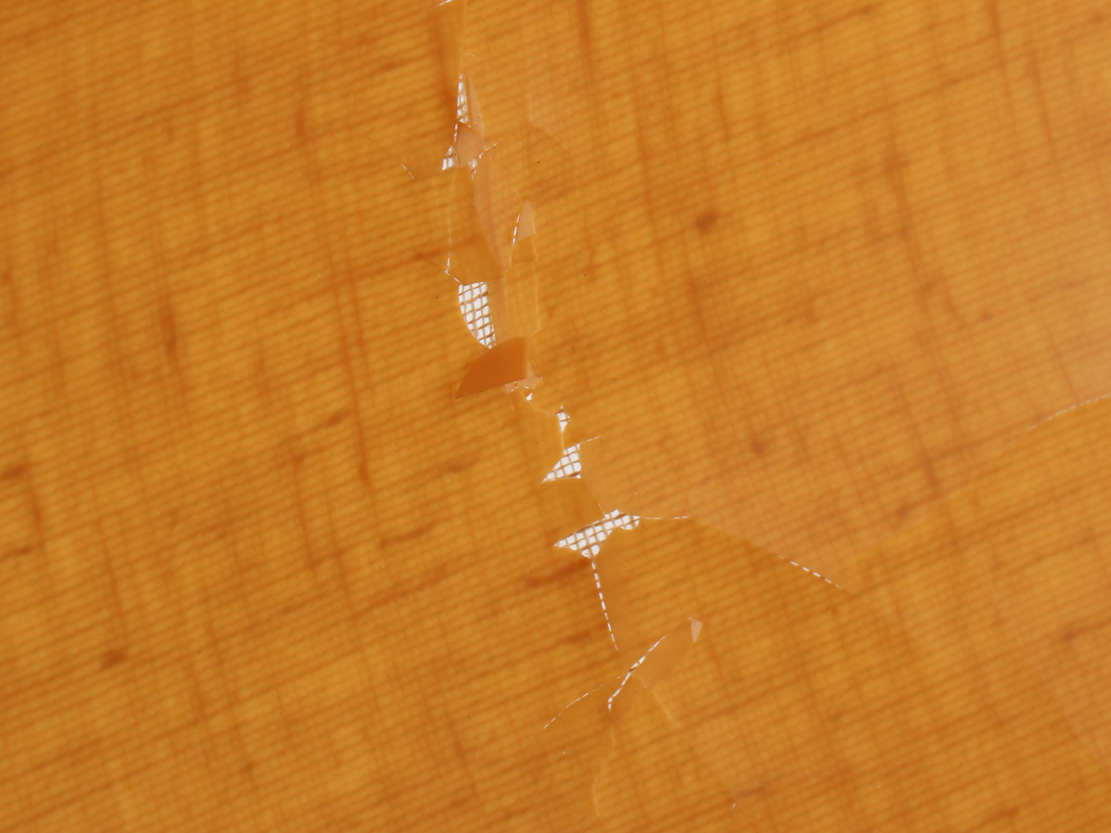 MCM Style Walnut Finish Carved Table Lamp with Drum Shade