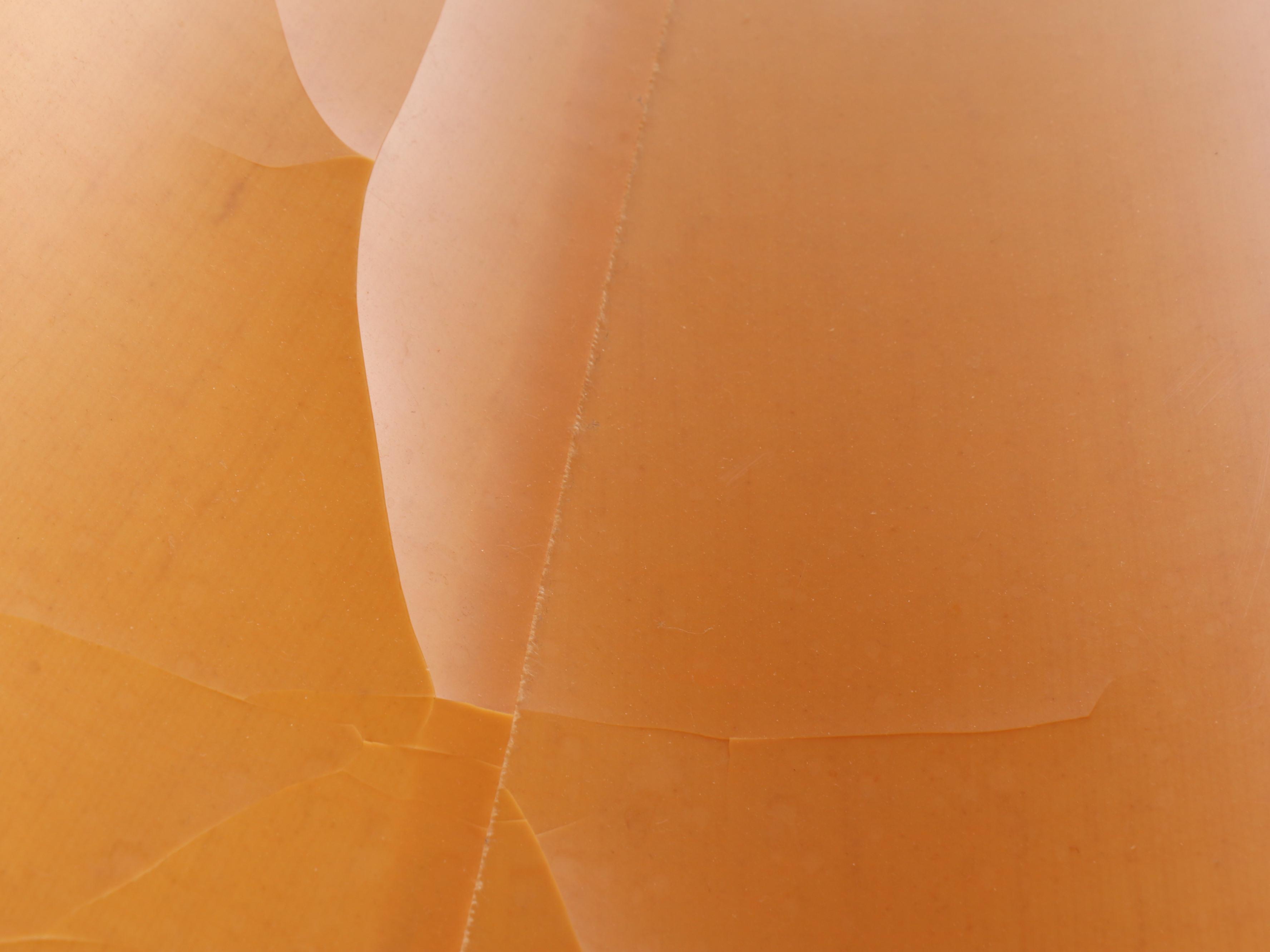 MCM Style Walnut Finish Carved Table Lamp with Drum Shade