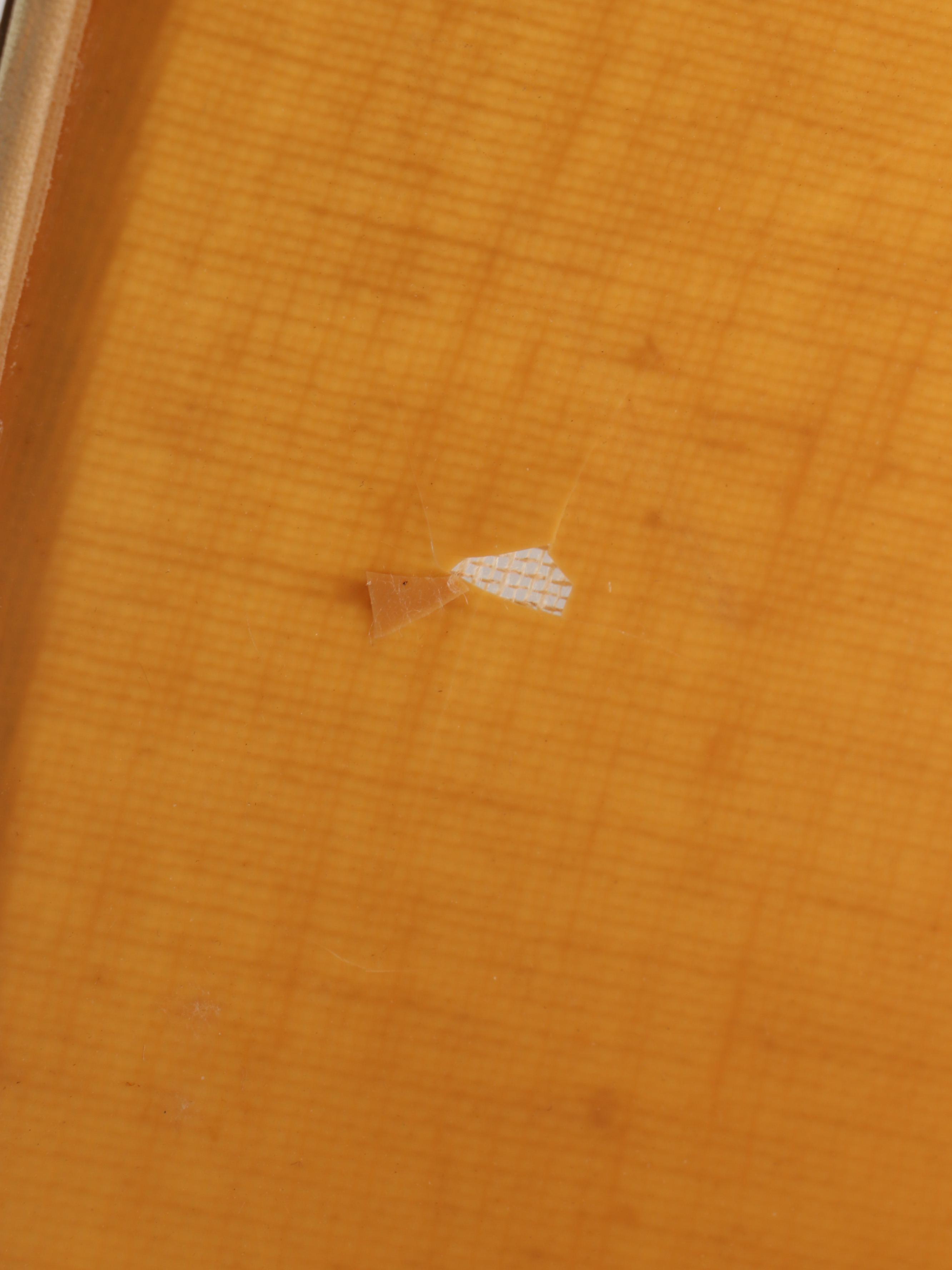 MCM Style Walnut Finish Carved Table Lamp with Drum Shade