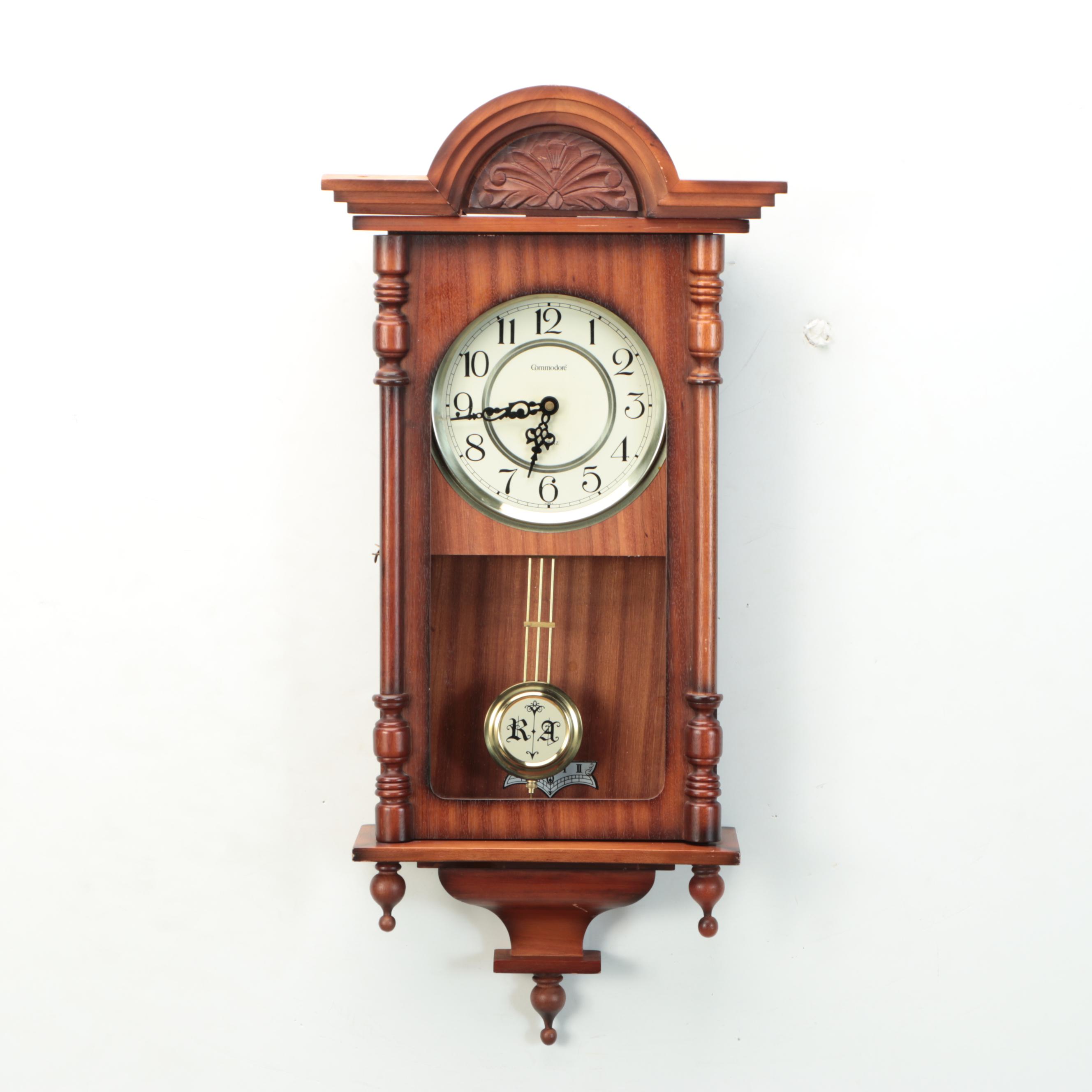 Commodore Wooden Wall Clock