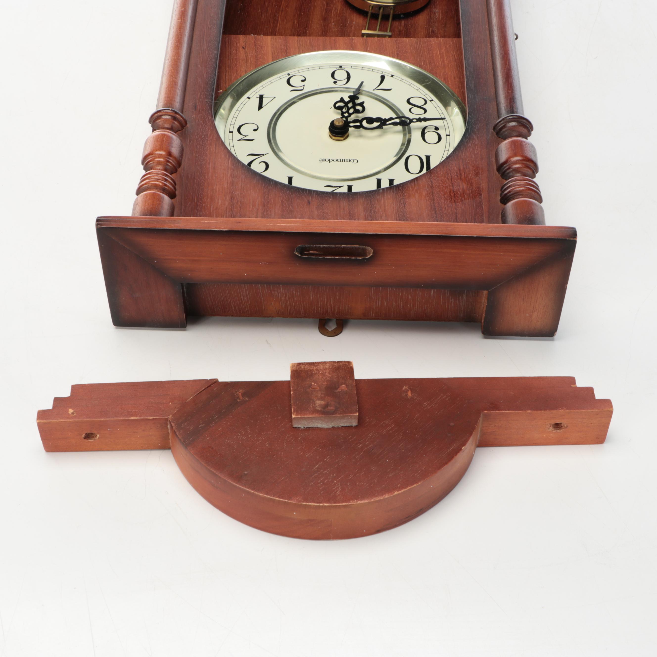Commodore Wooden Wall Clock