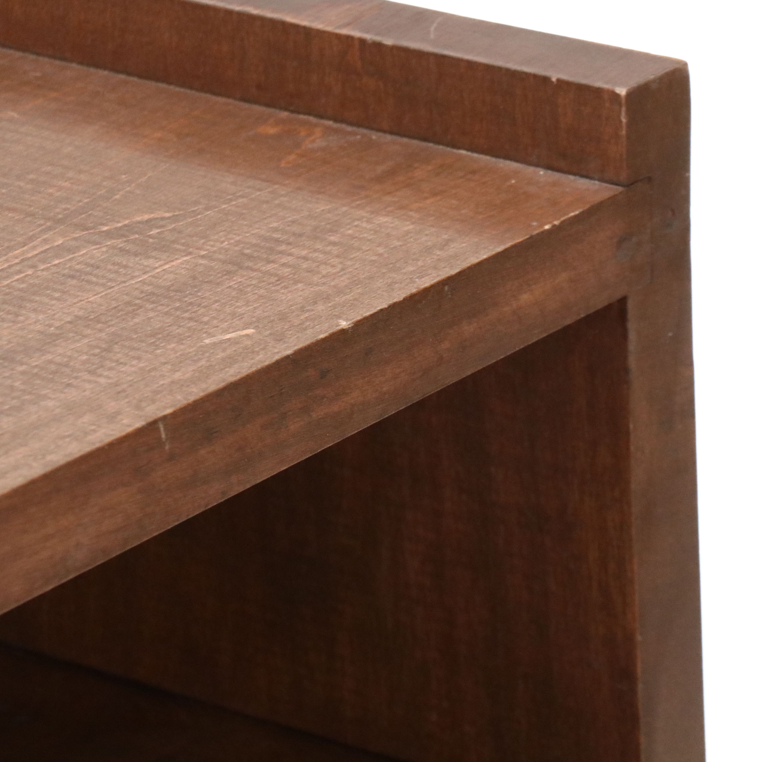 Four-Tiered Walnut Finish Free Standing Bookcase