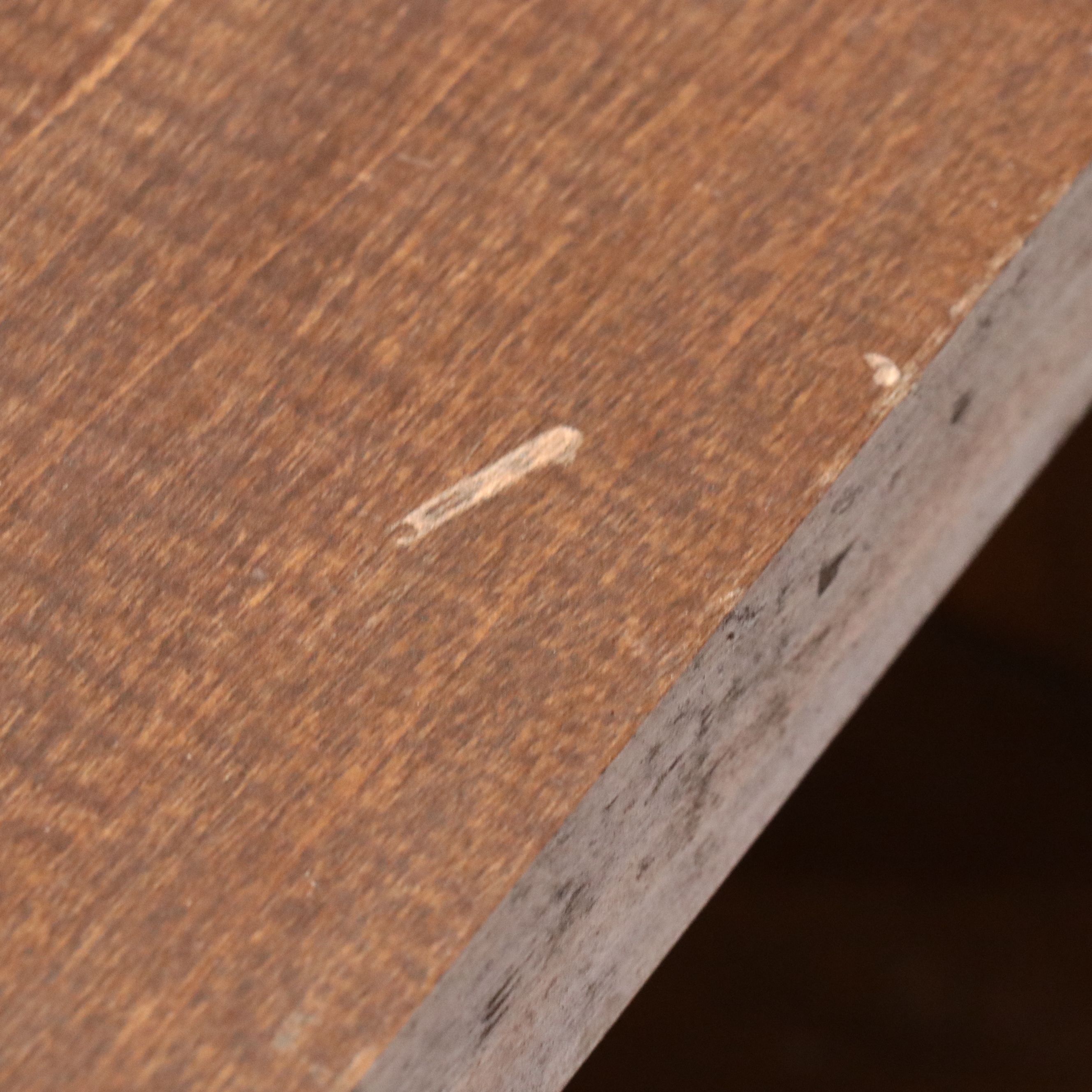 Four-Tiered Walnut Finish Free Standing Bookcase