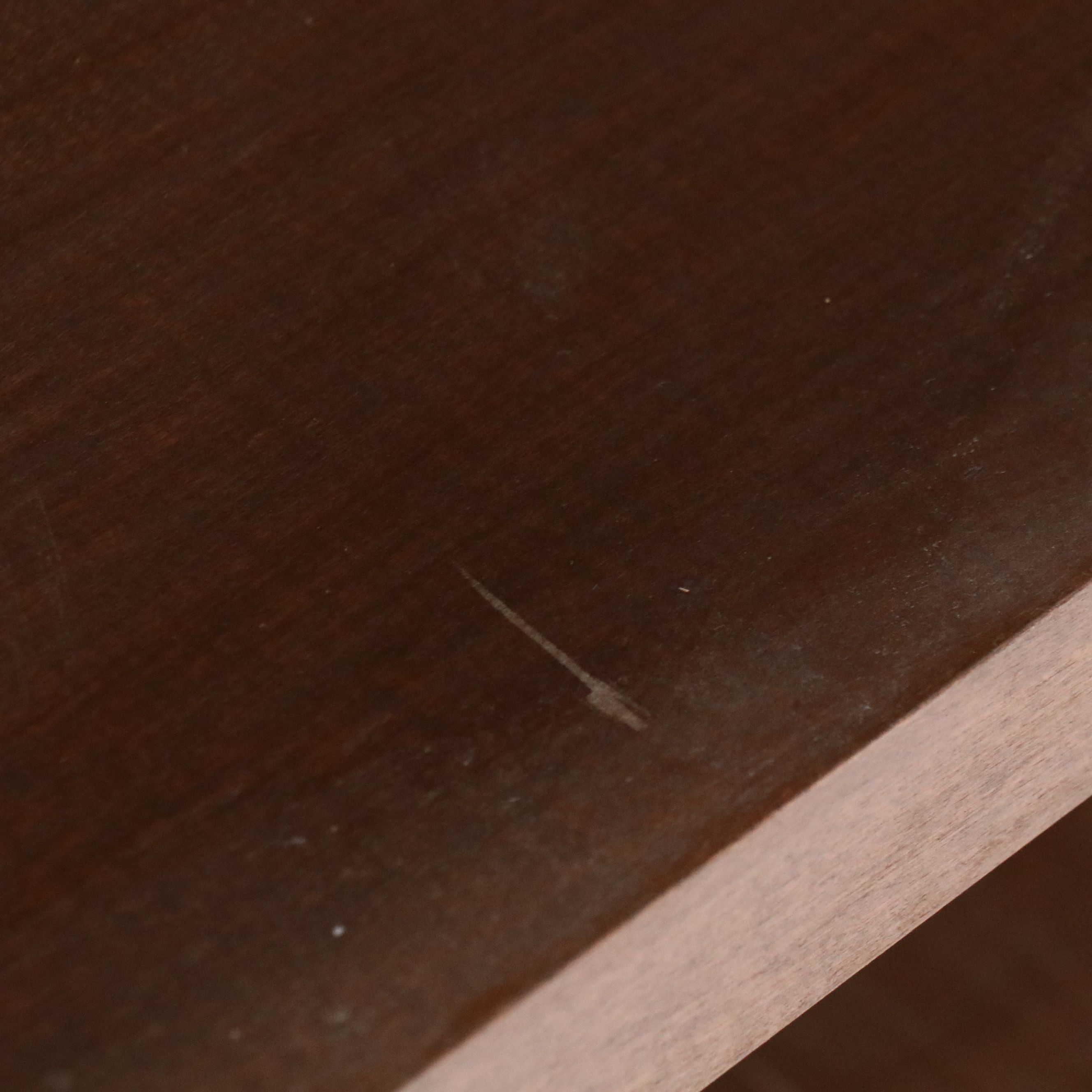 Four-Tiered Walnut Finish Free Standing Bookcase