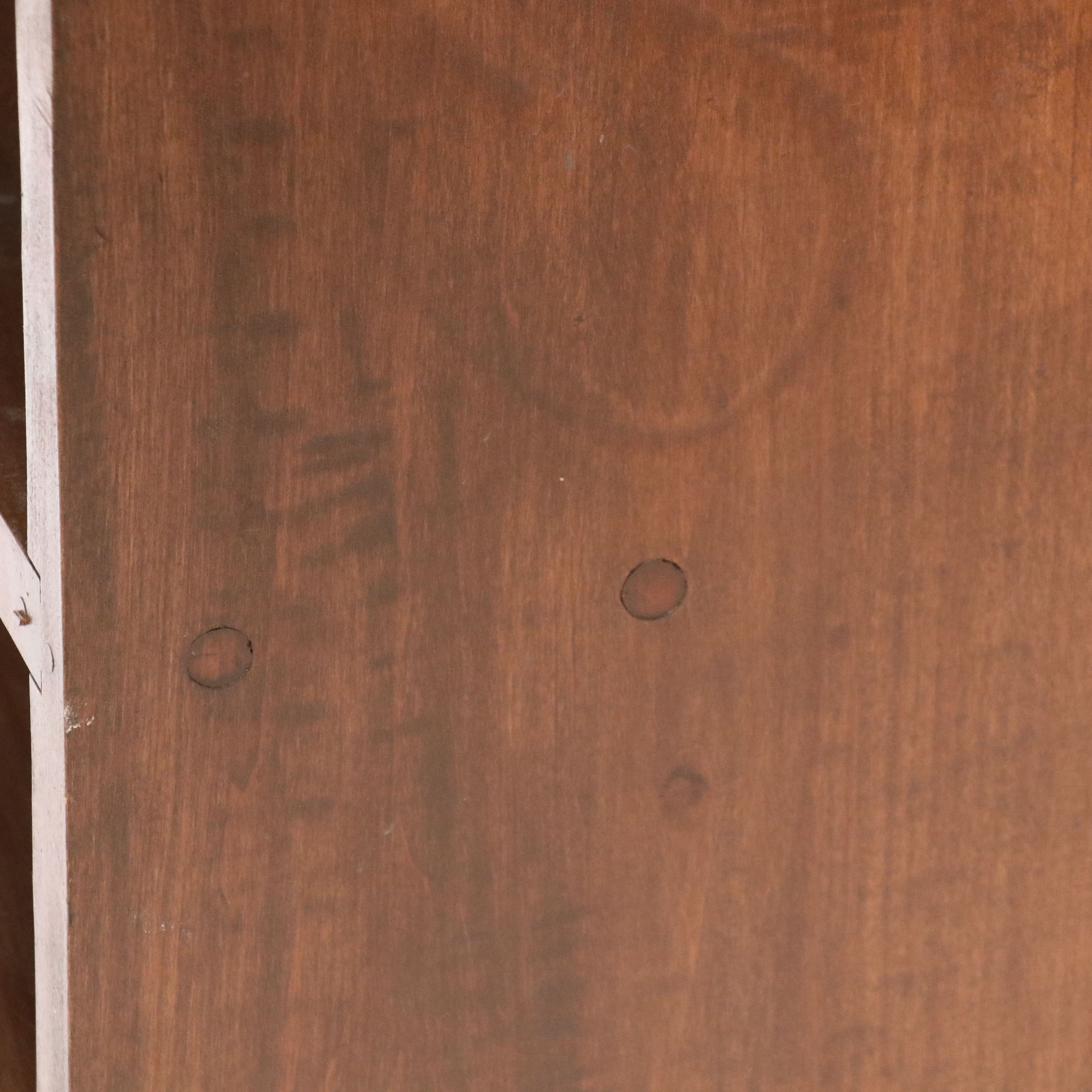 Four-Tiered Walnut Finish Free Standing Bookcase