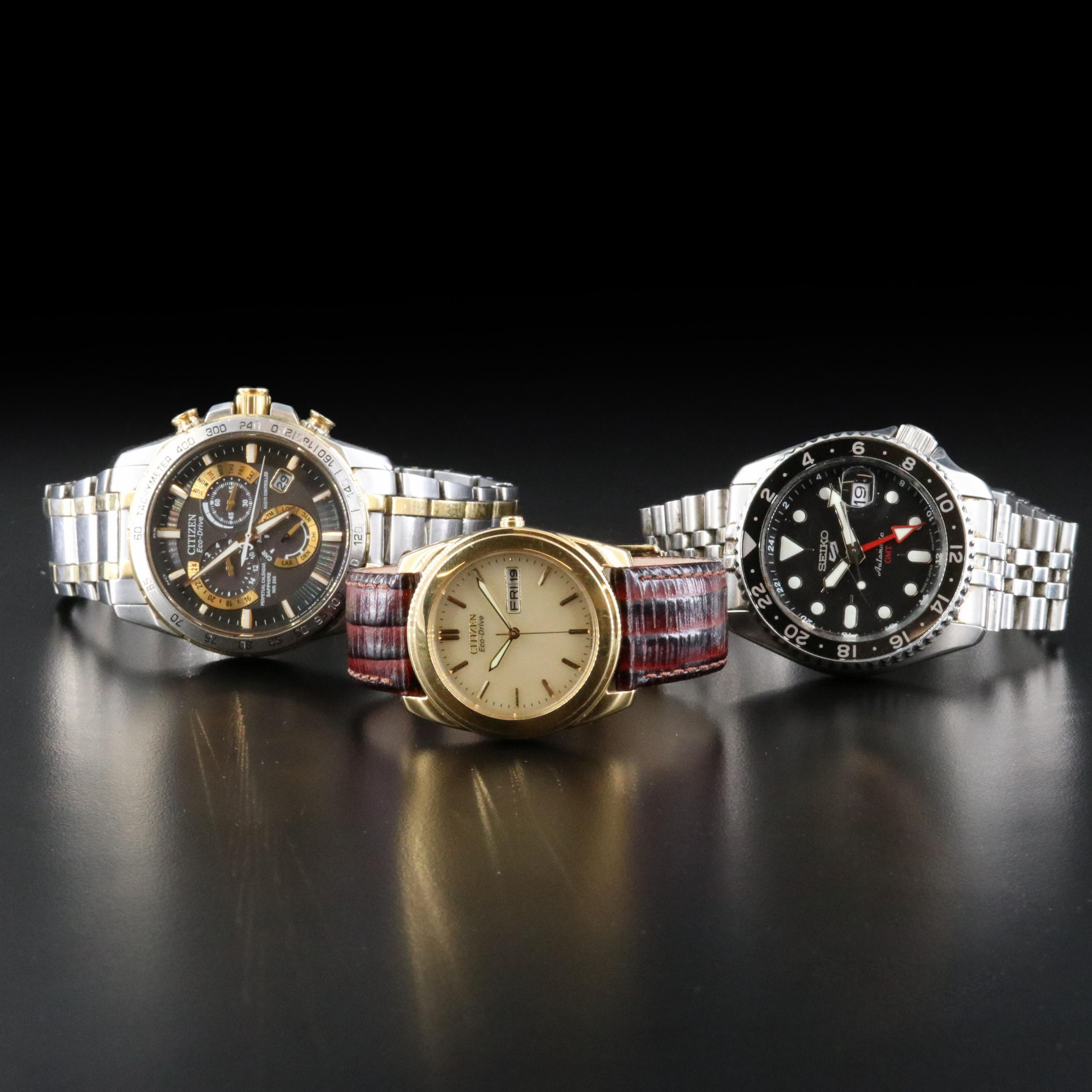 Seiko Automatic & Citizen Eco - Drive Watches