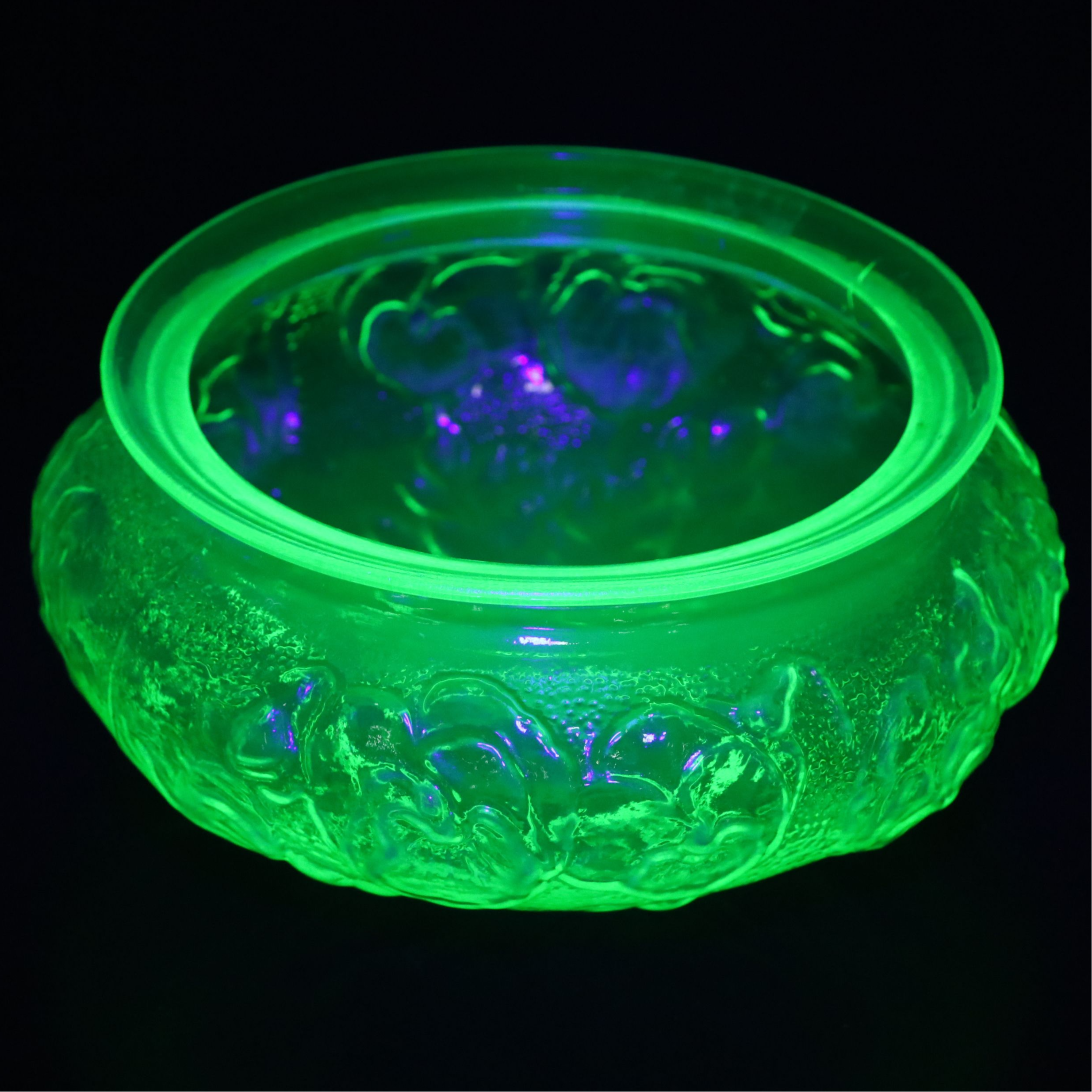 Anchor Hocking "Oyster and Pearl" with More Vaseline and Custard Glass Tableware