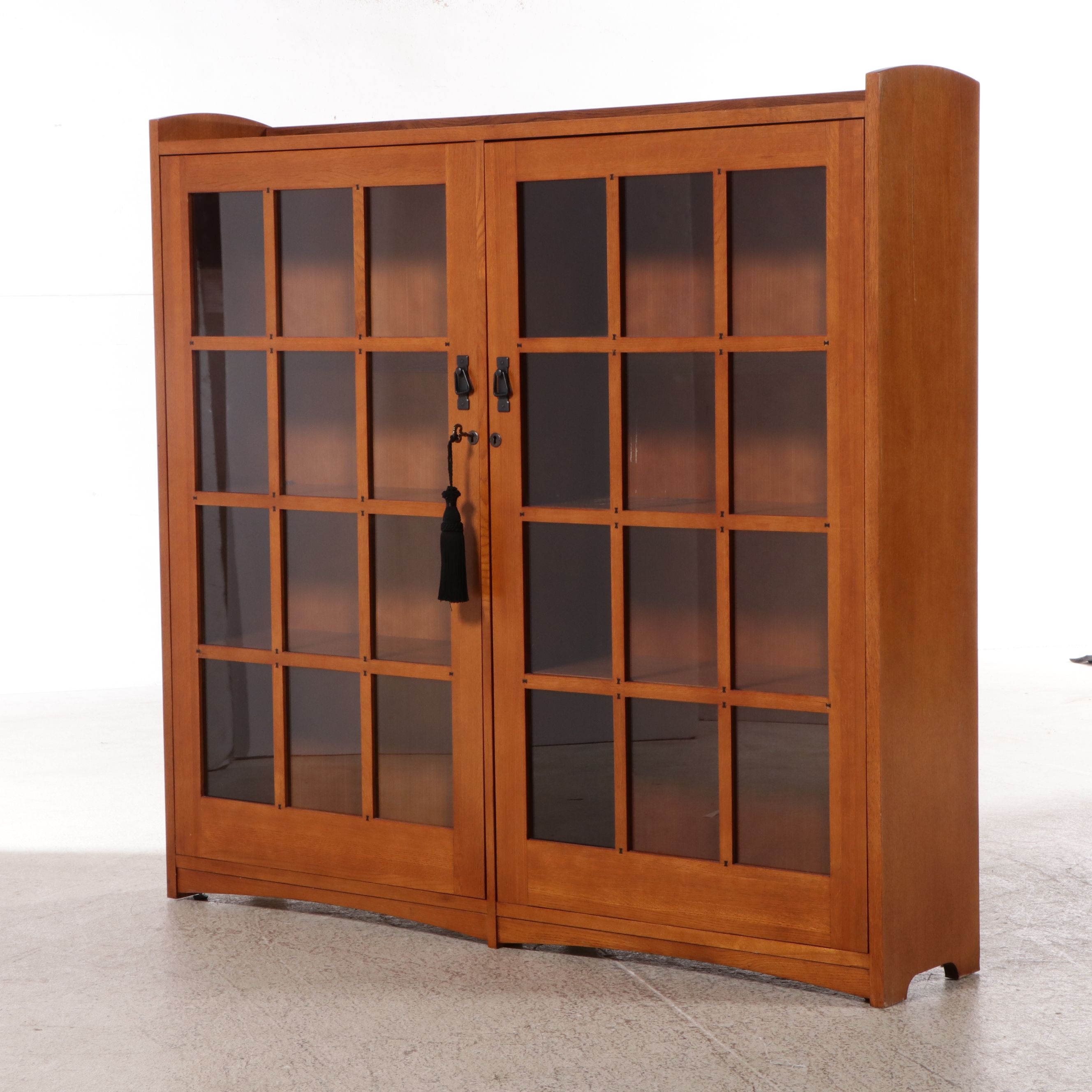 Craftsman Style Cherry Cabinet Bookcase