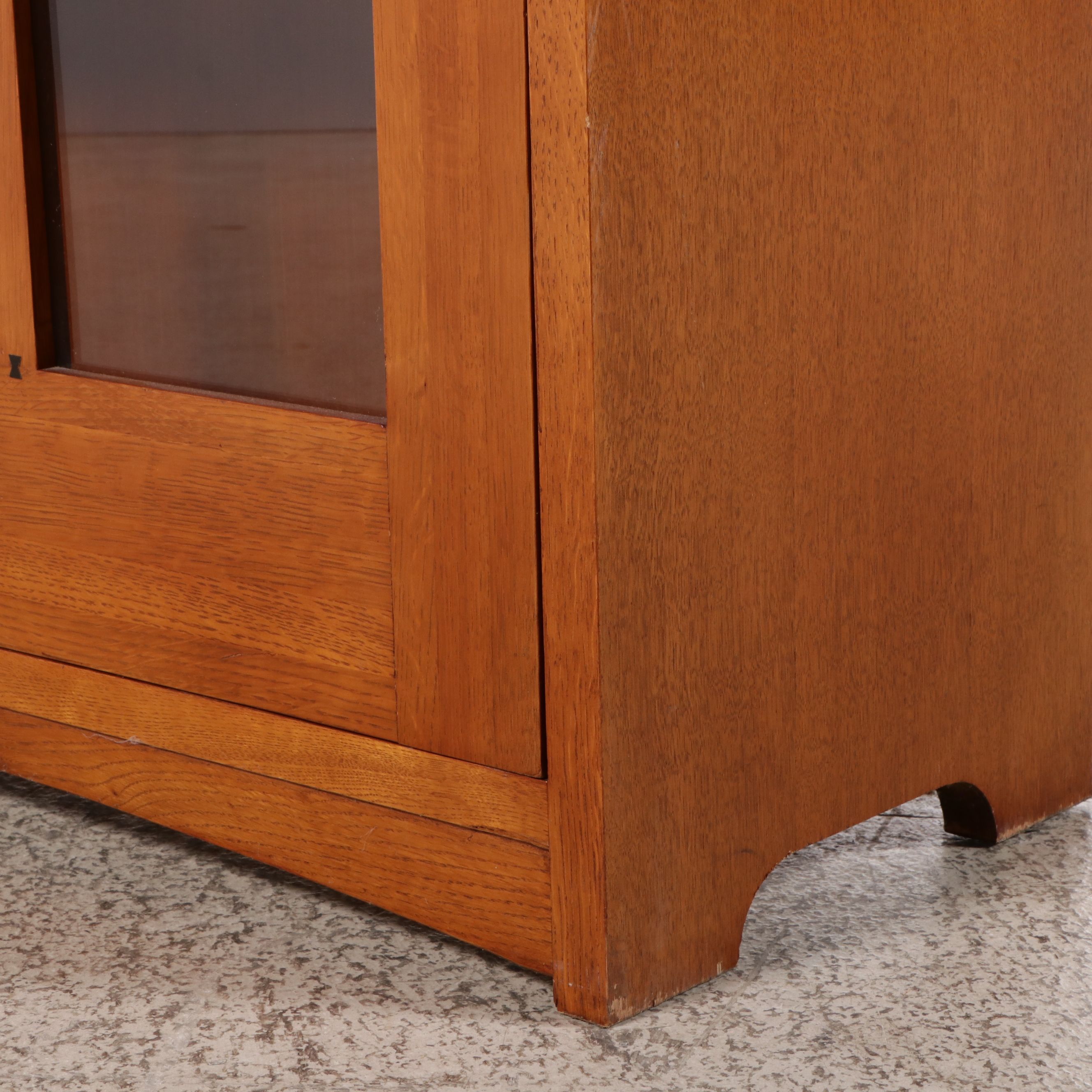 Craftsman Style Cherry Cabinet Bookcase