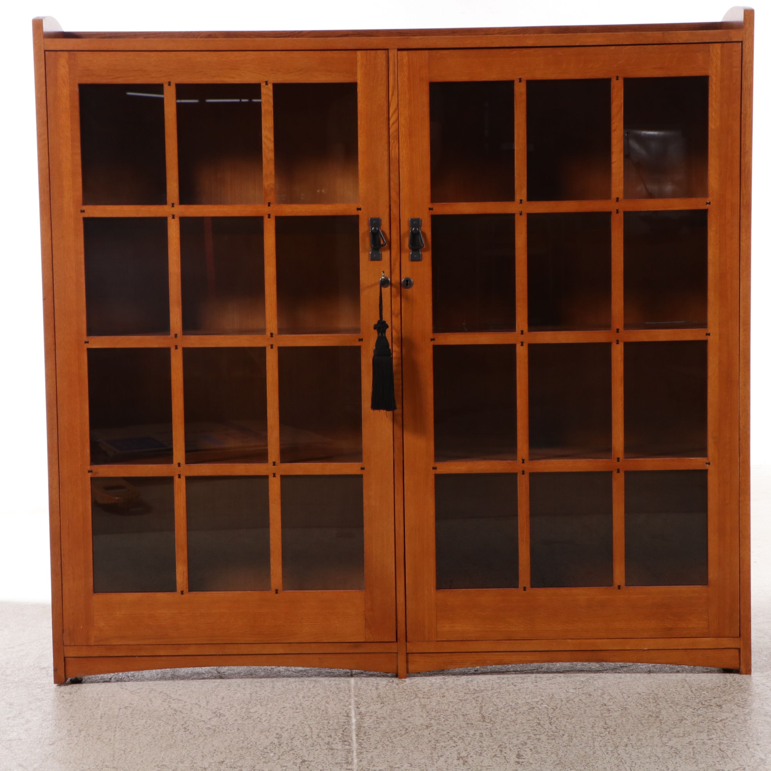 Craftsman Style Cherry Cabinet Bookcase