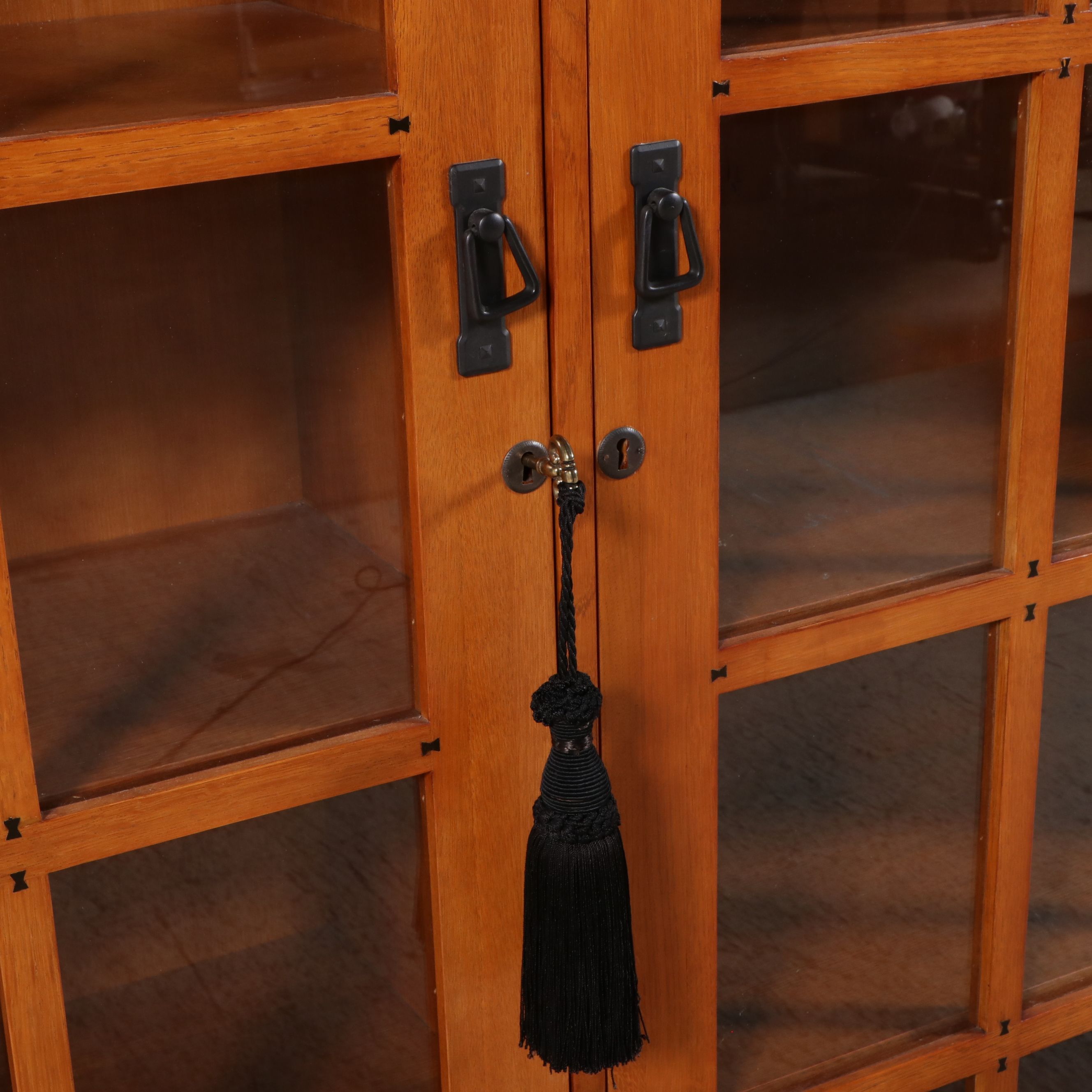 Craftsman Style Cherry Cabinet Bookcase