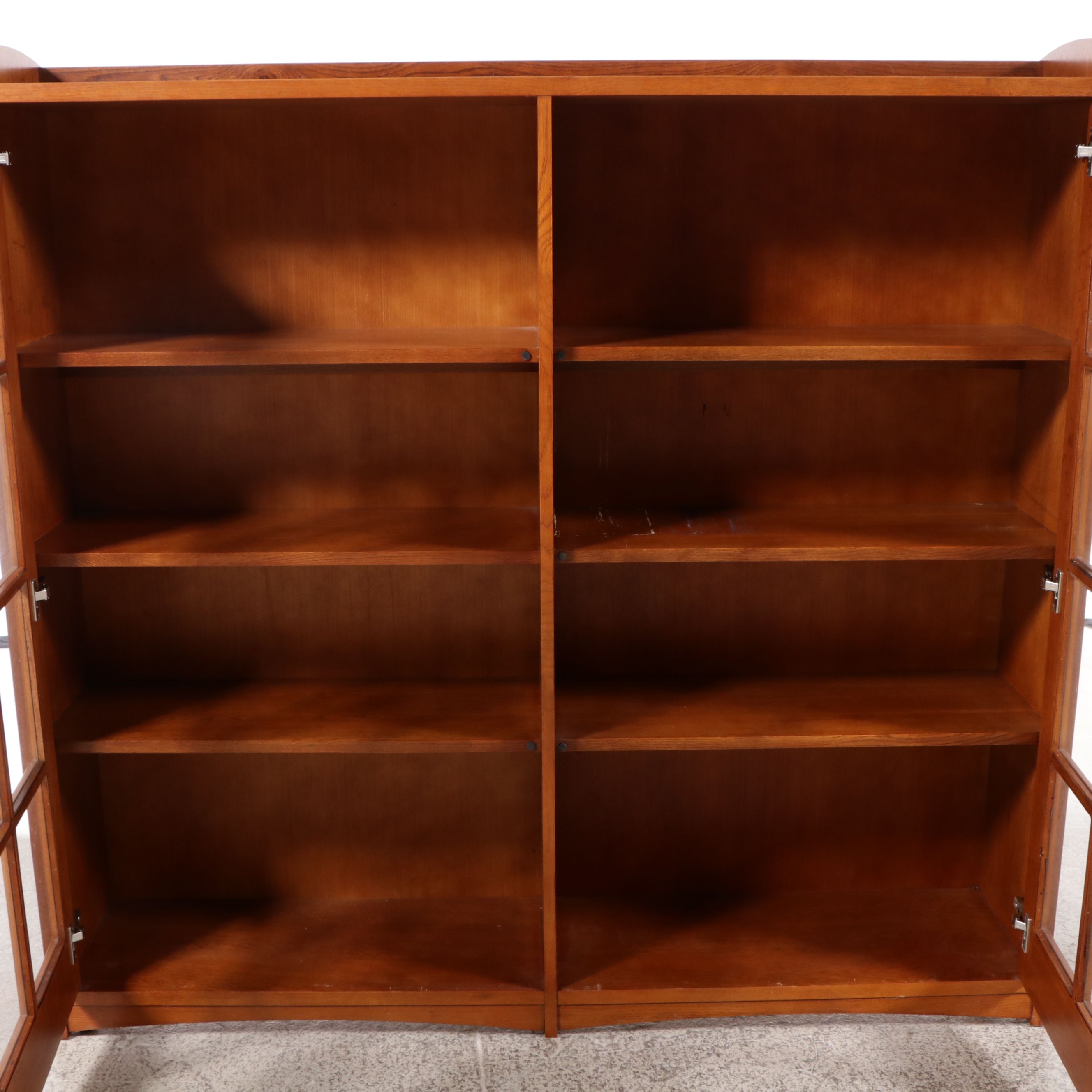 Craftsman Style Cherry Cabinet Bookcase