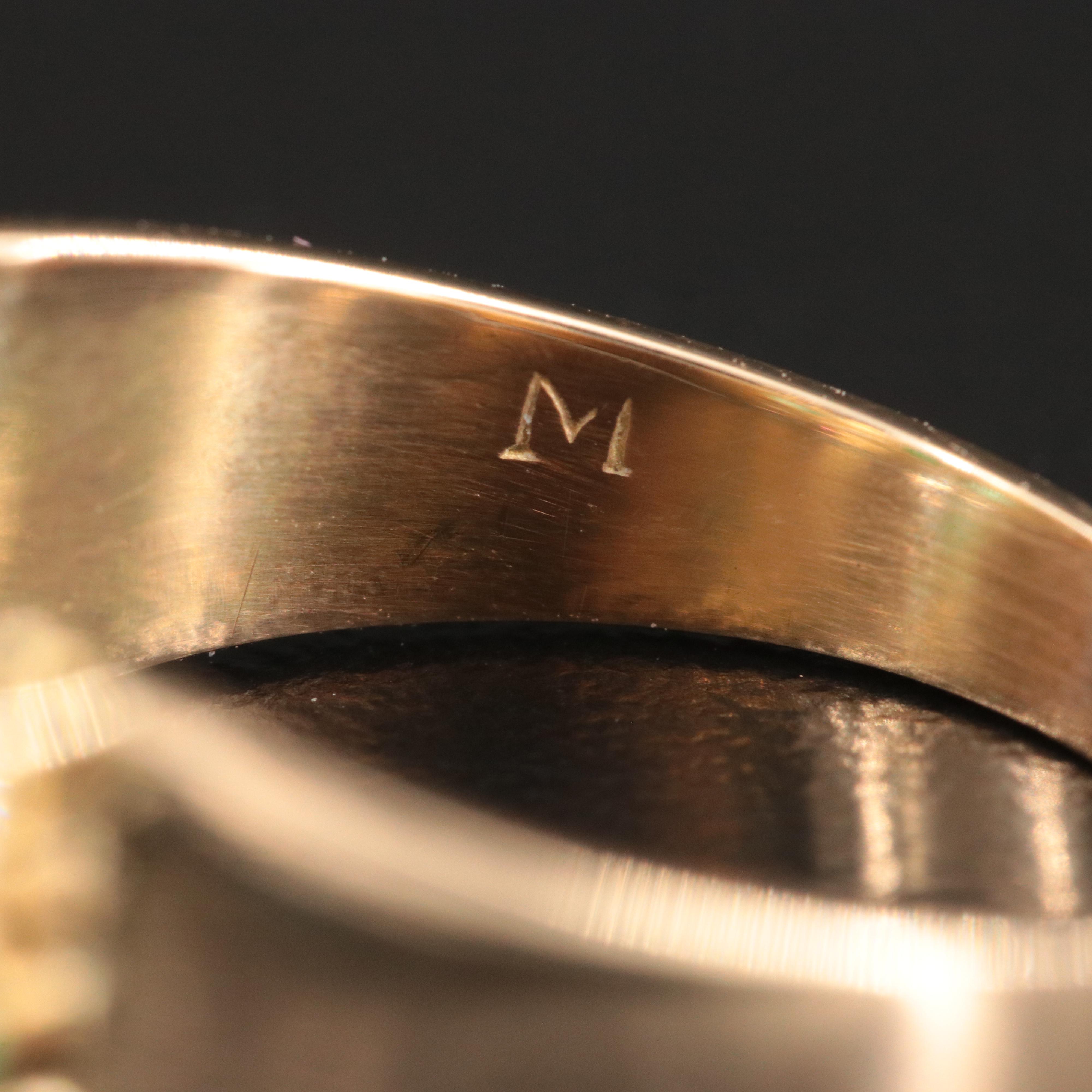 18K Emerald and Diamond Ring